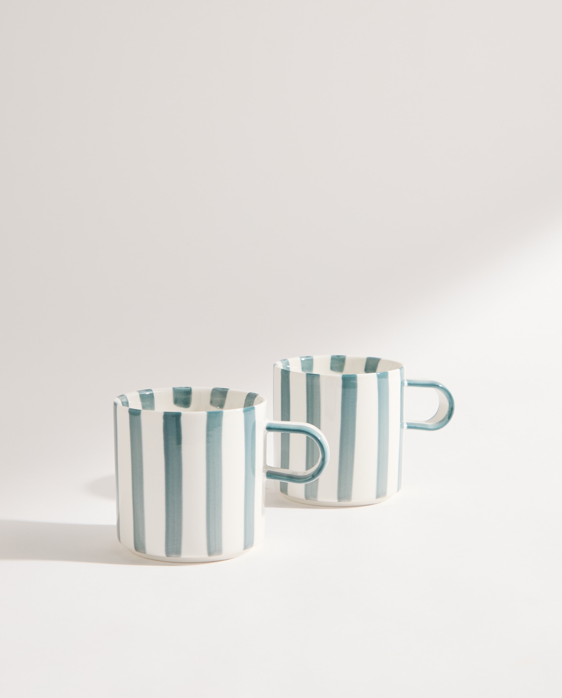 Set de 2 tazas mug Rayas Azul-2
