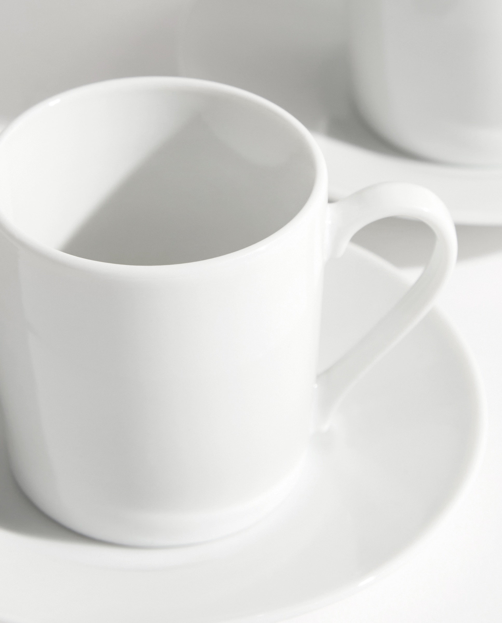 Set de 2 tazas de café Coupe Bianca Blanco-4