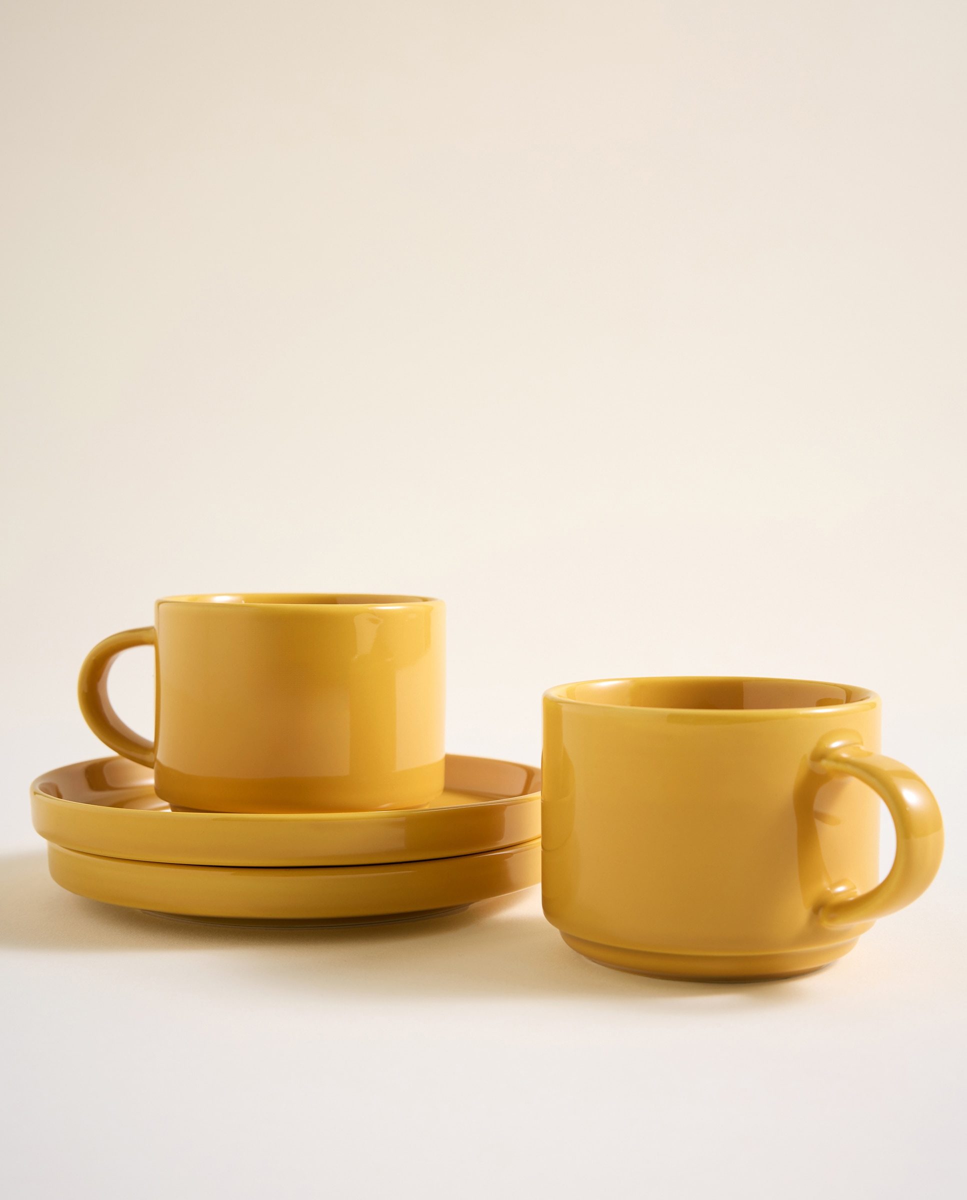 Imagen 0 de Set de 2 tazas de té con plato Siena
