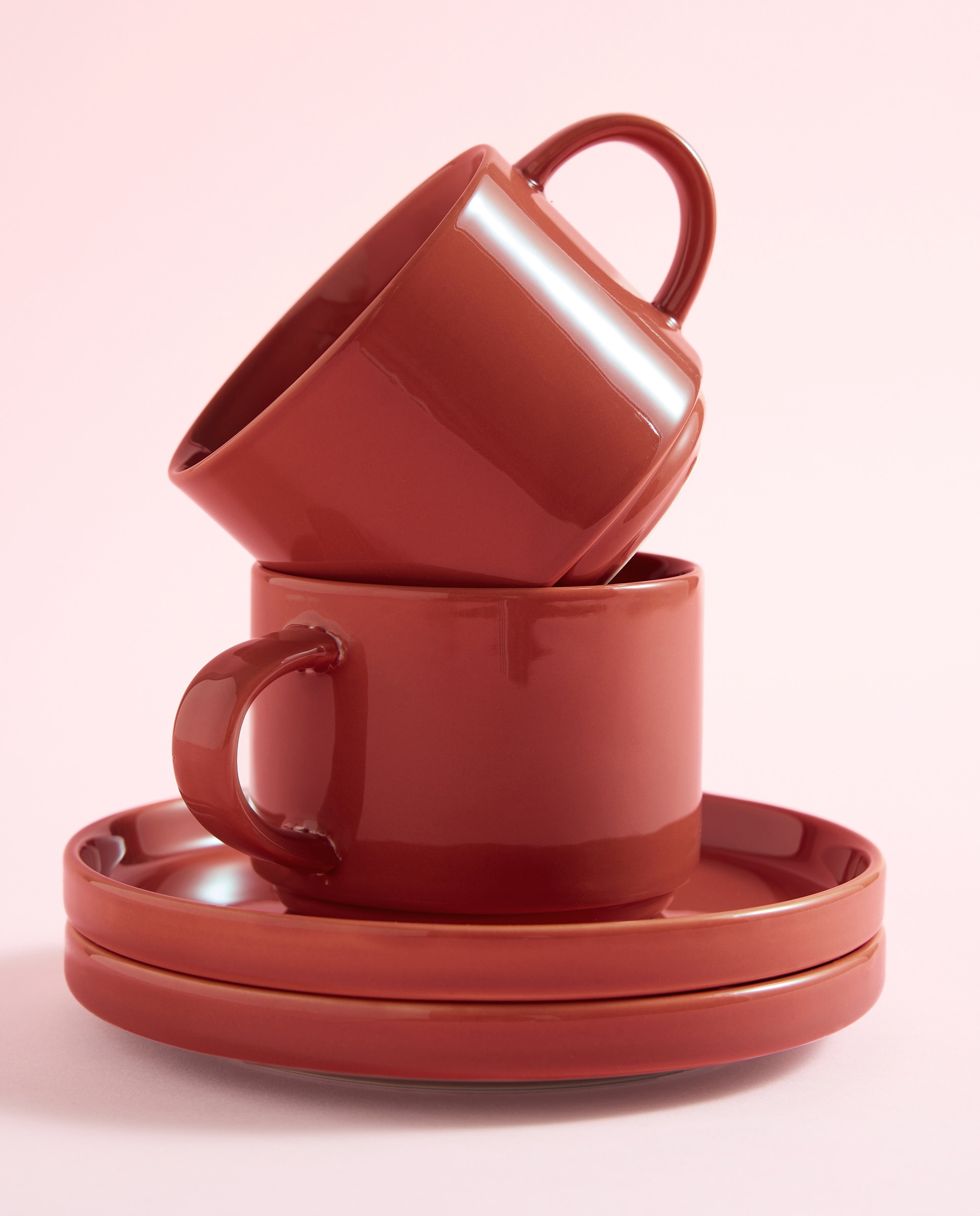 Imagen 0 de Set de 2 tazas de té con plato Siena