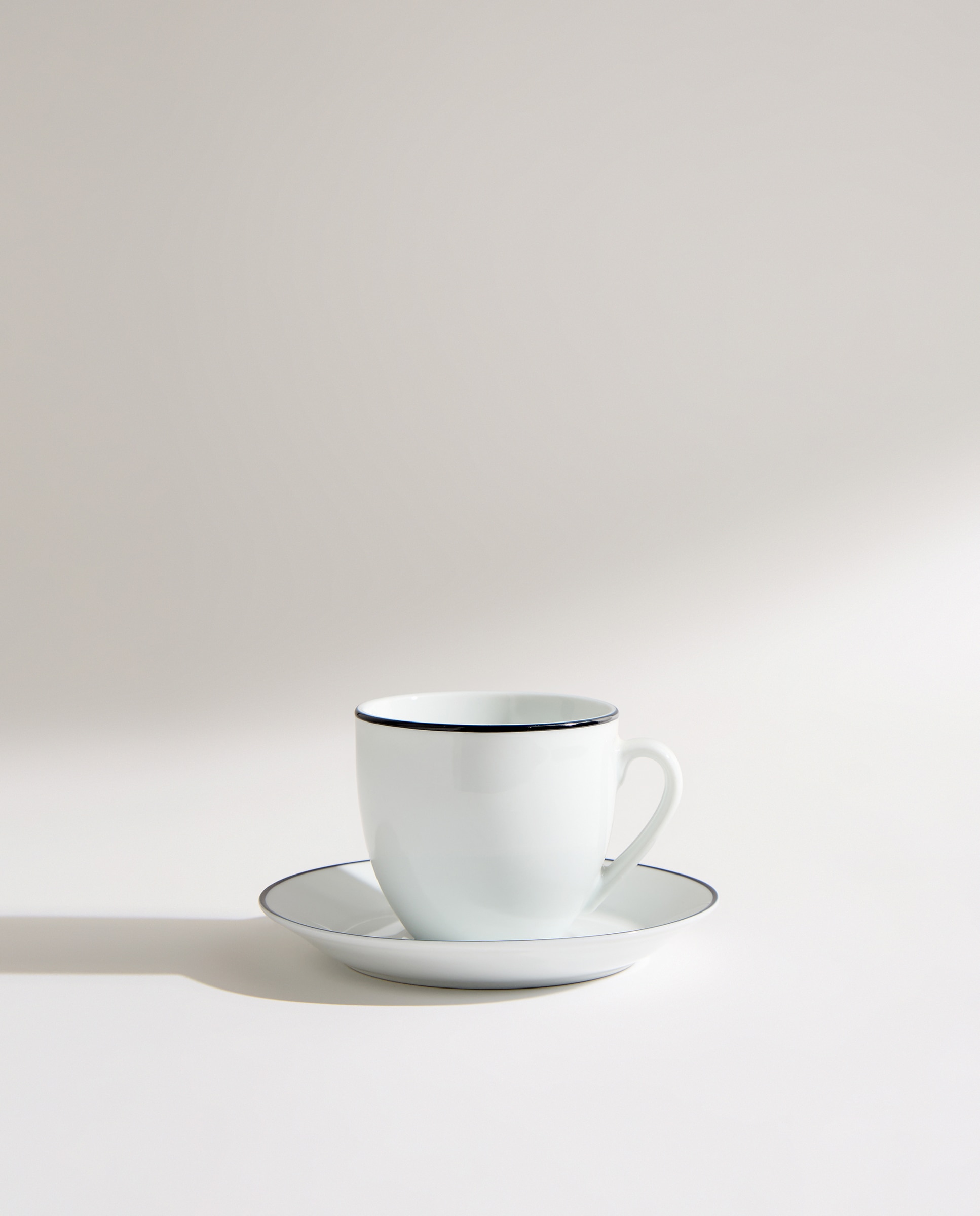 Set de 4 tazas de té con plato Sofía Azul oscuro-3