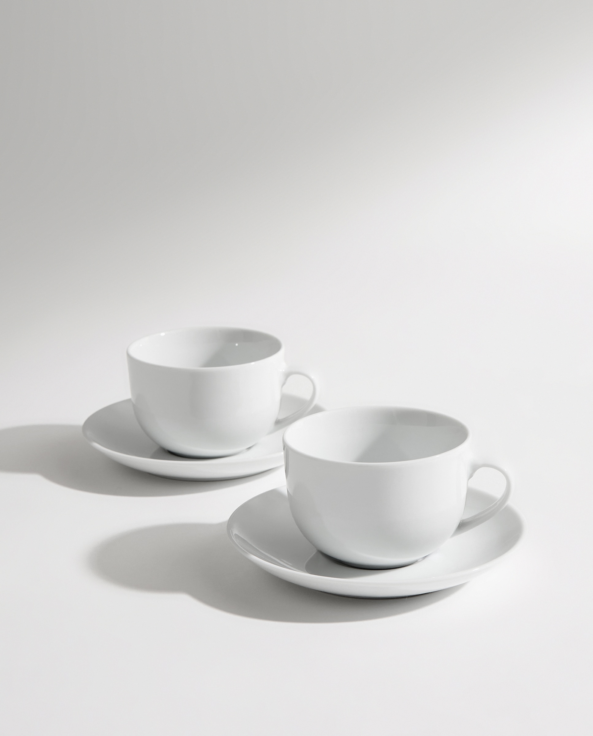 Set de 2 tazas de té Coupe Bianca Blanco-2