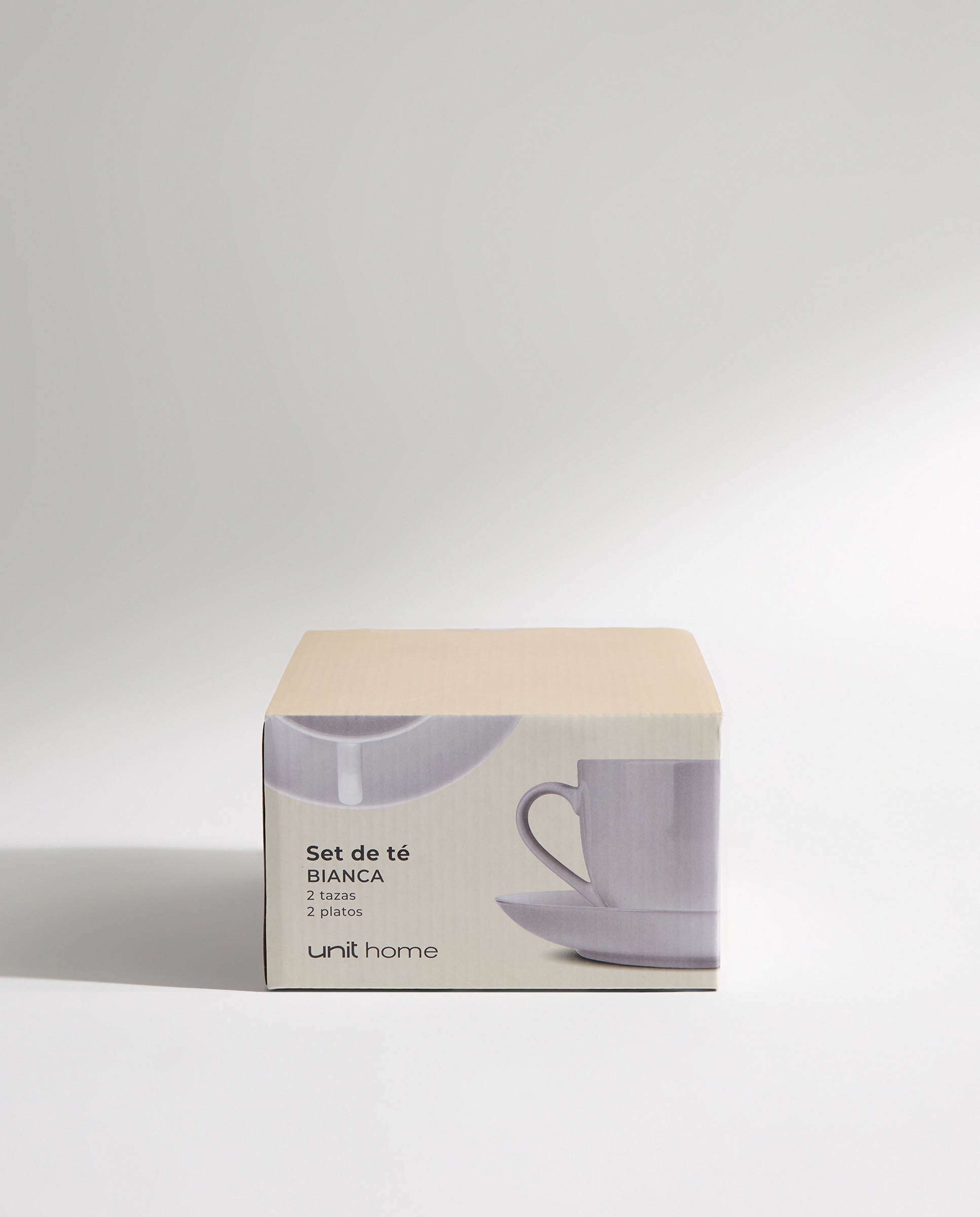 Set de 2 tazas de té Coupe Bianca Blanco-5
