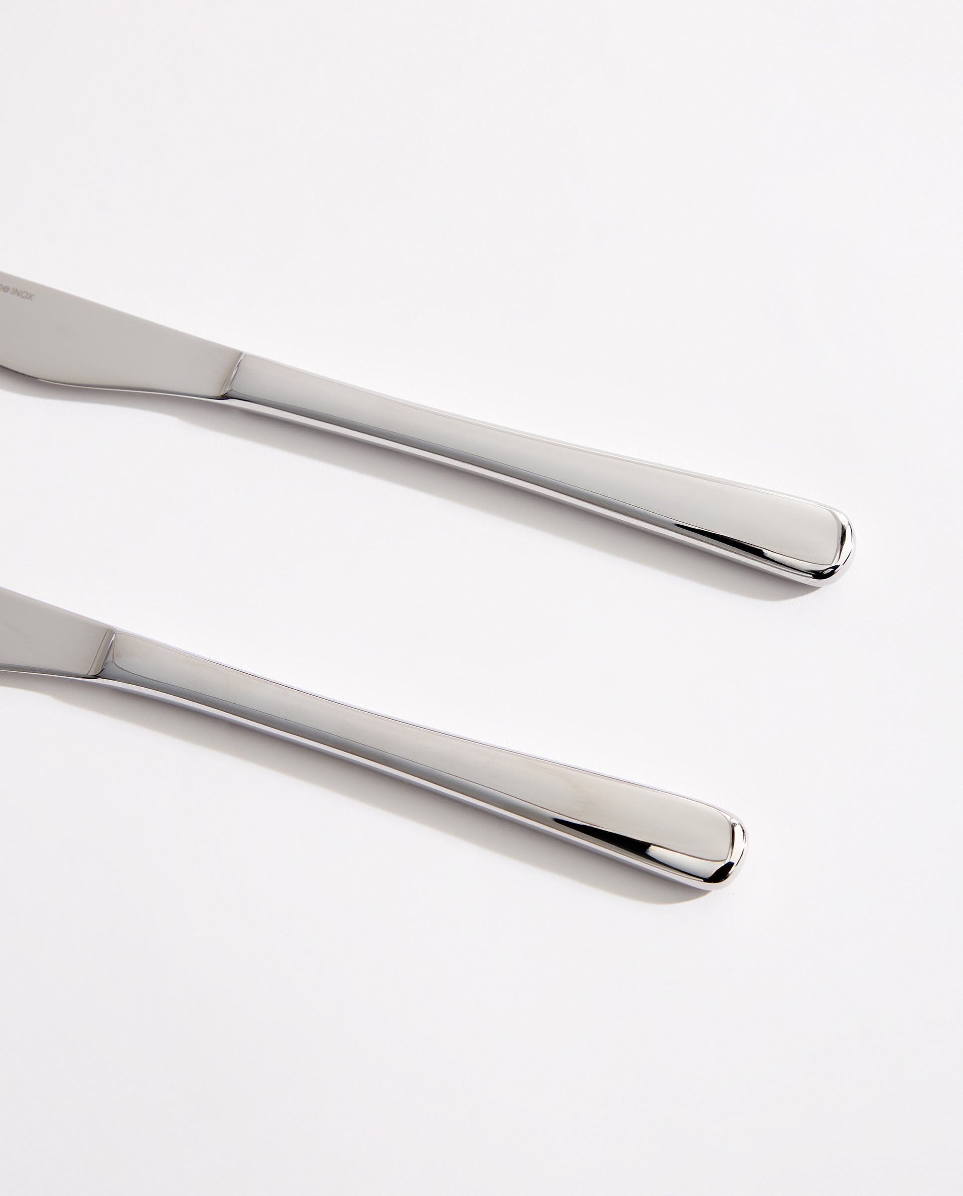 Set de 2 cuchillos de carne Contemporánea Plateado-2