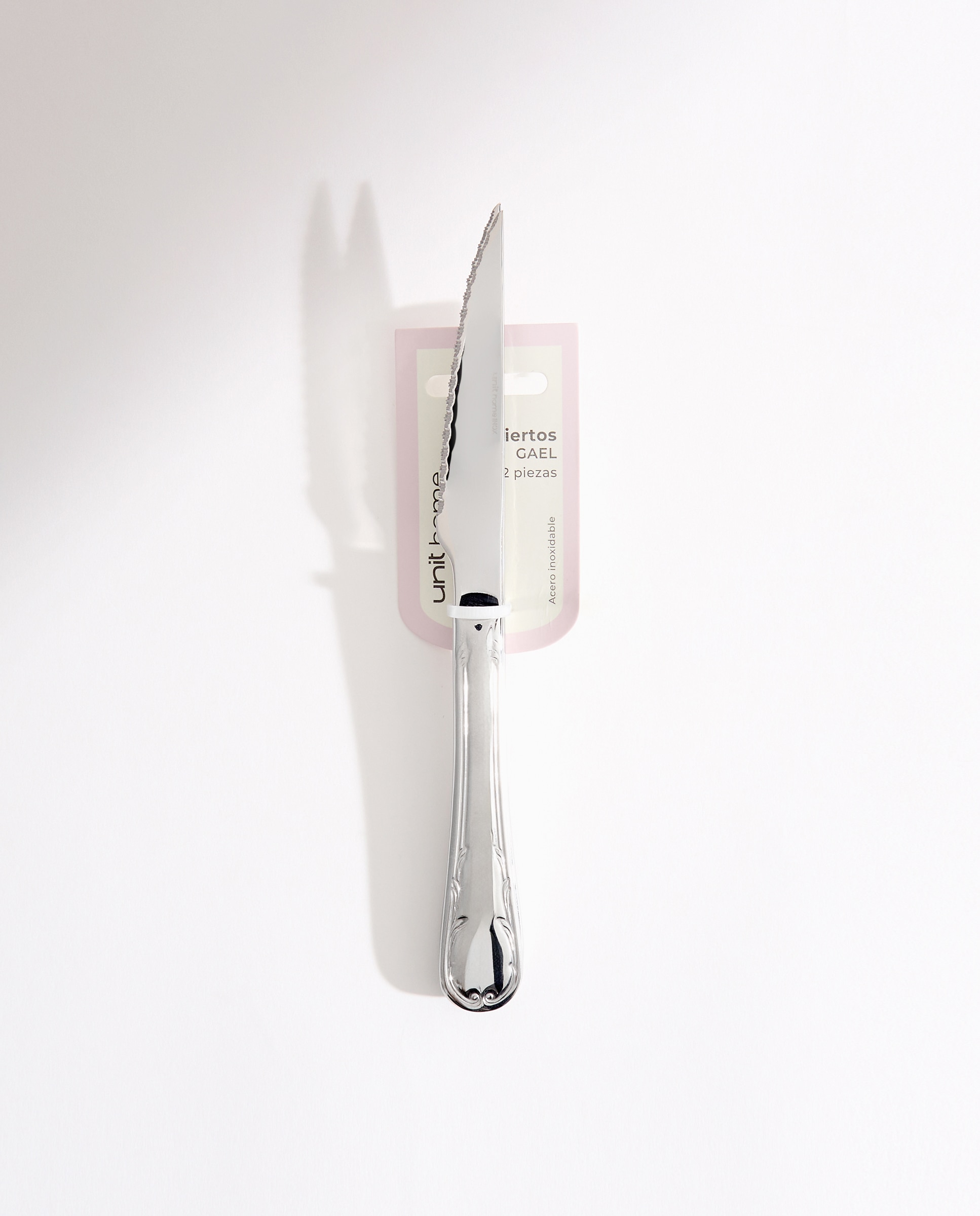Set de 2 cuchillos de carne Clasic Plateado-4