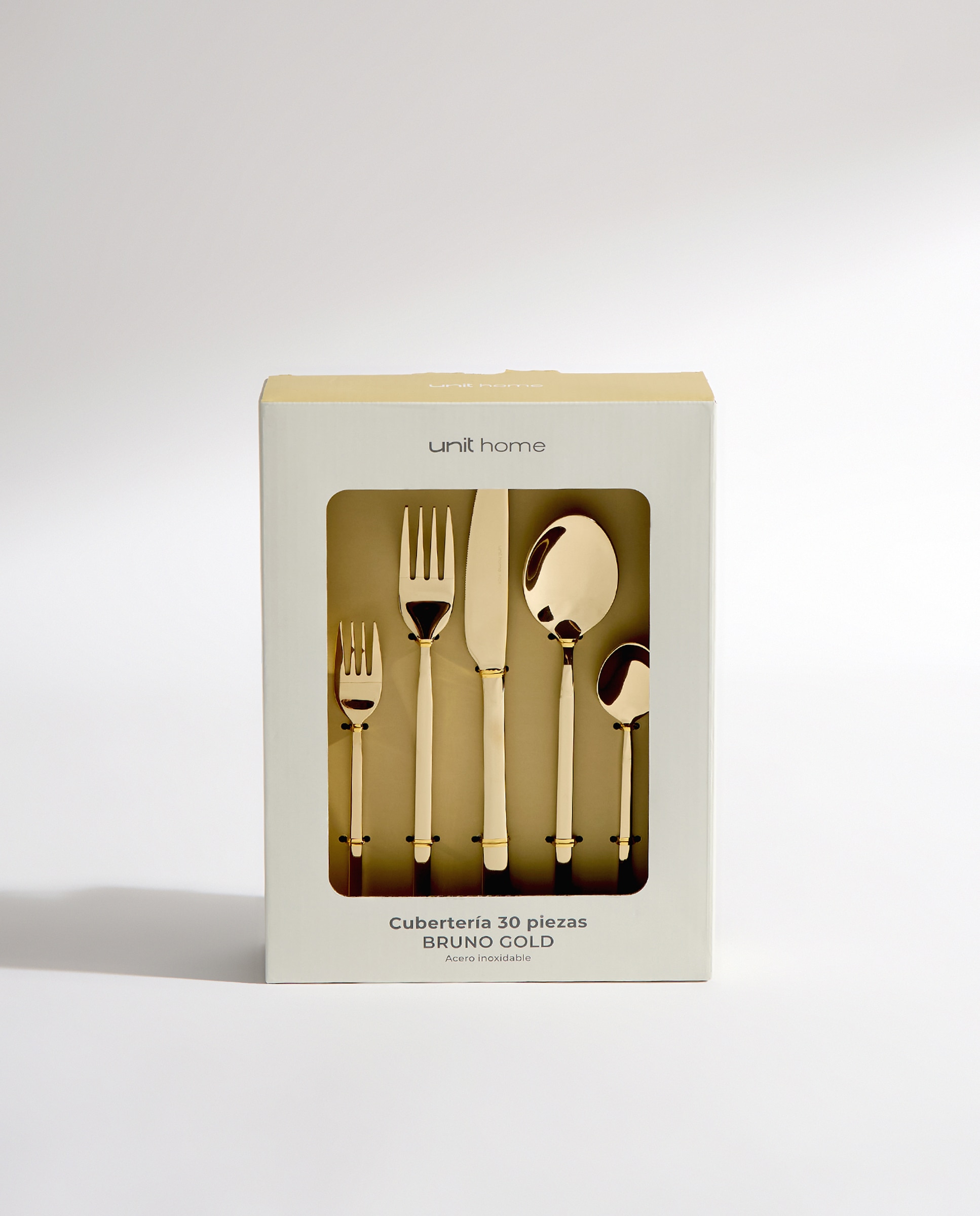 Cubertería de 30 piezas Oro Dorado-8