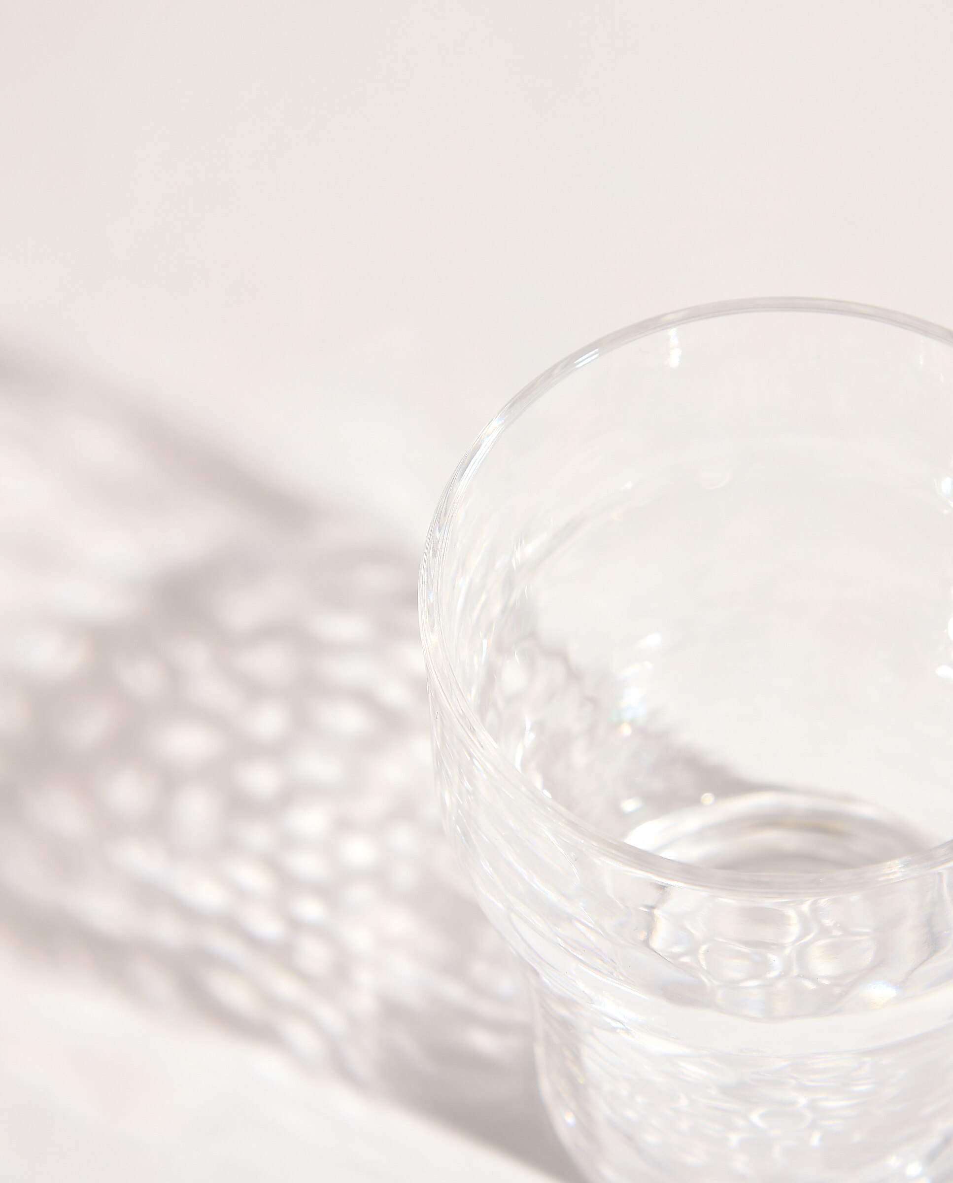 Vaso de agua alto Diamond Transparente-2