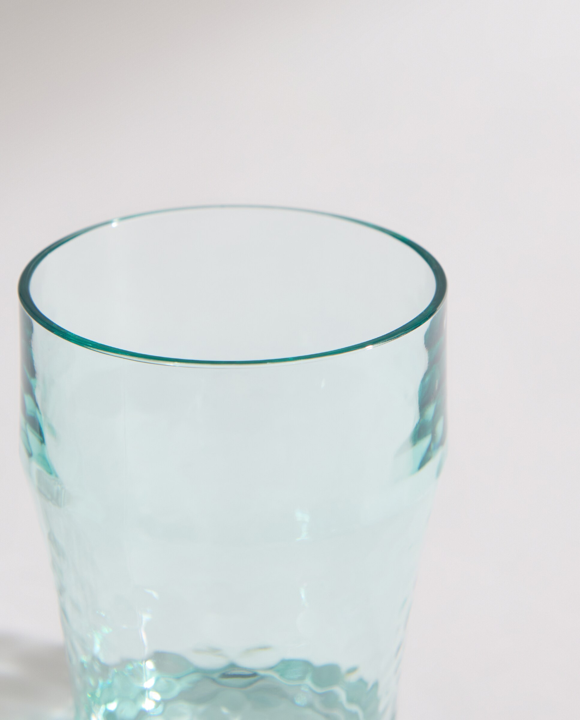 Vaso de agua alto Diamond Turquesa-2