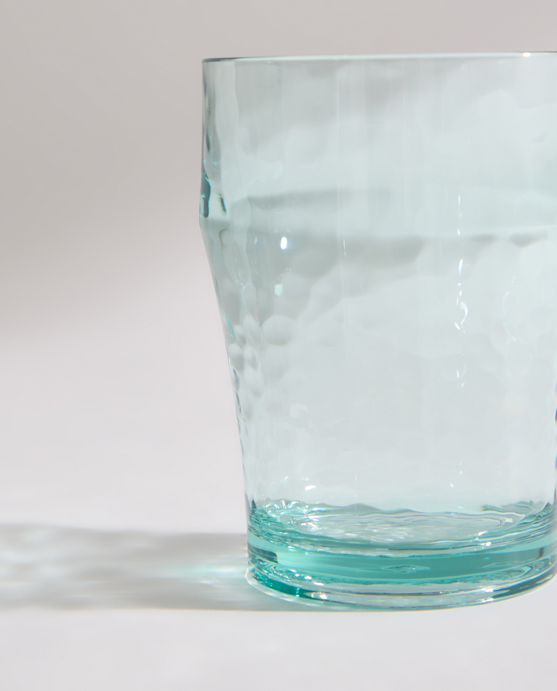 Vaso de agua alto Diamond Turquesa-3