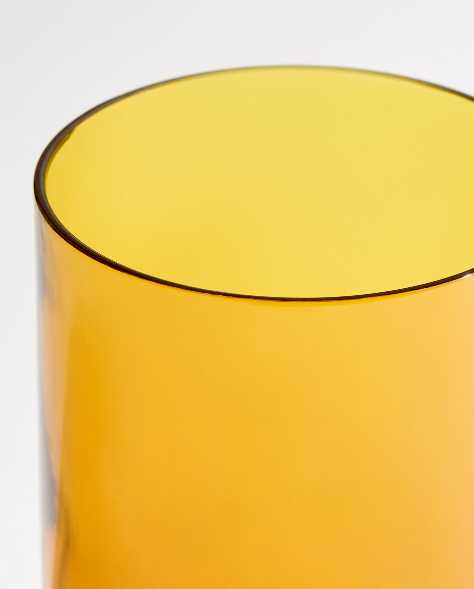 Vaso de agua bajo acrílico Wable Amarillo-2
