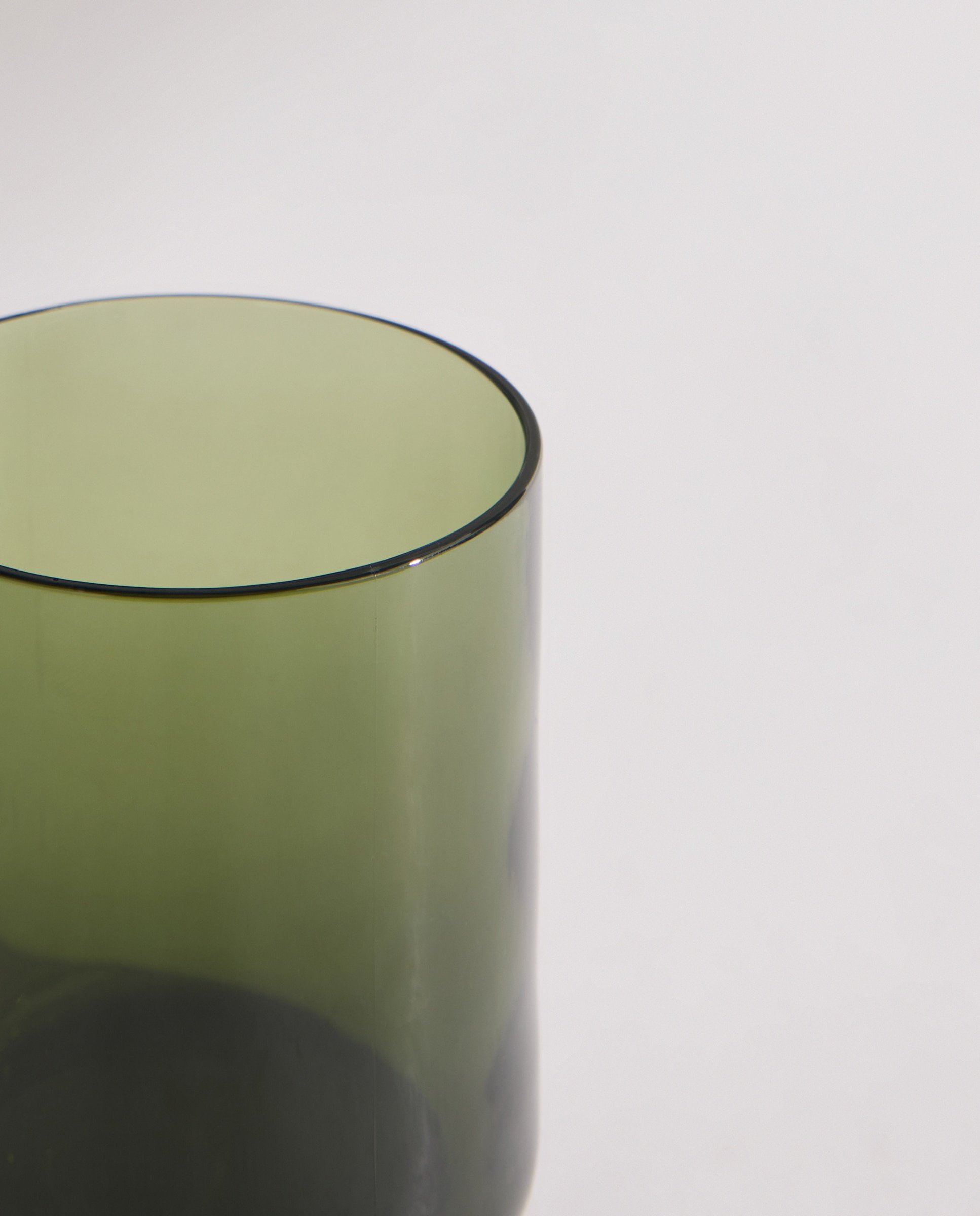 Vaso de agua bajo acrílico Wable Verde-2
