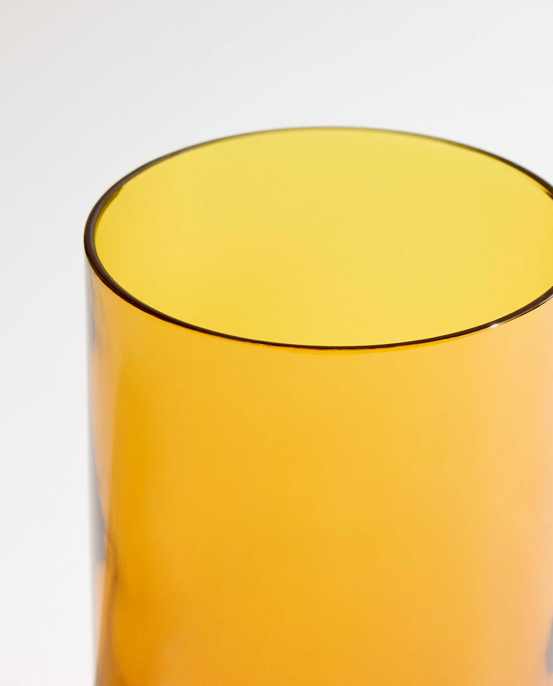Vaso de agua alto acrílico Wable Ámbar-2
