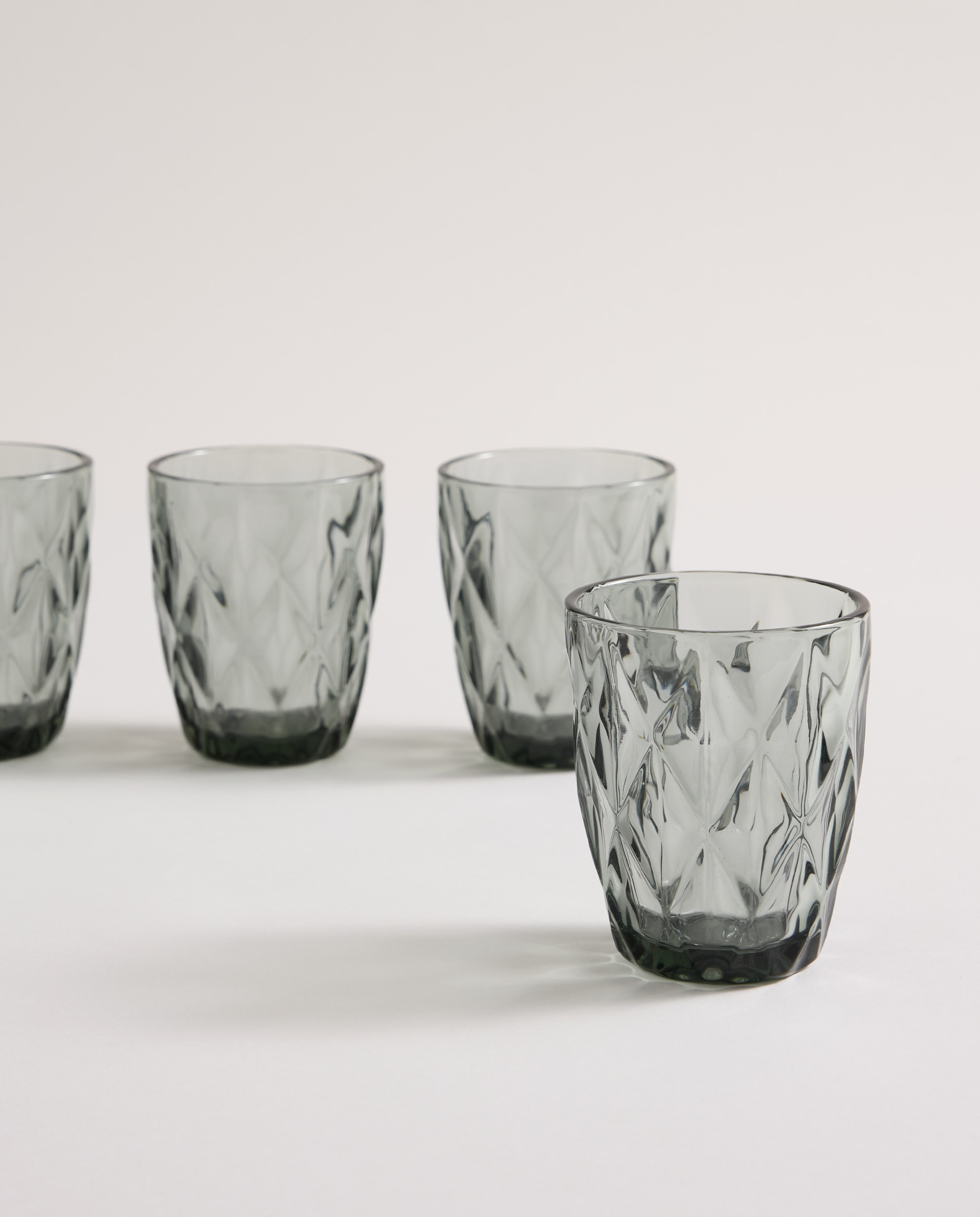 Imagen 0 de Set de 4 vasos bajos de agua Rombo