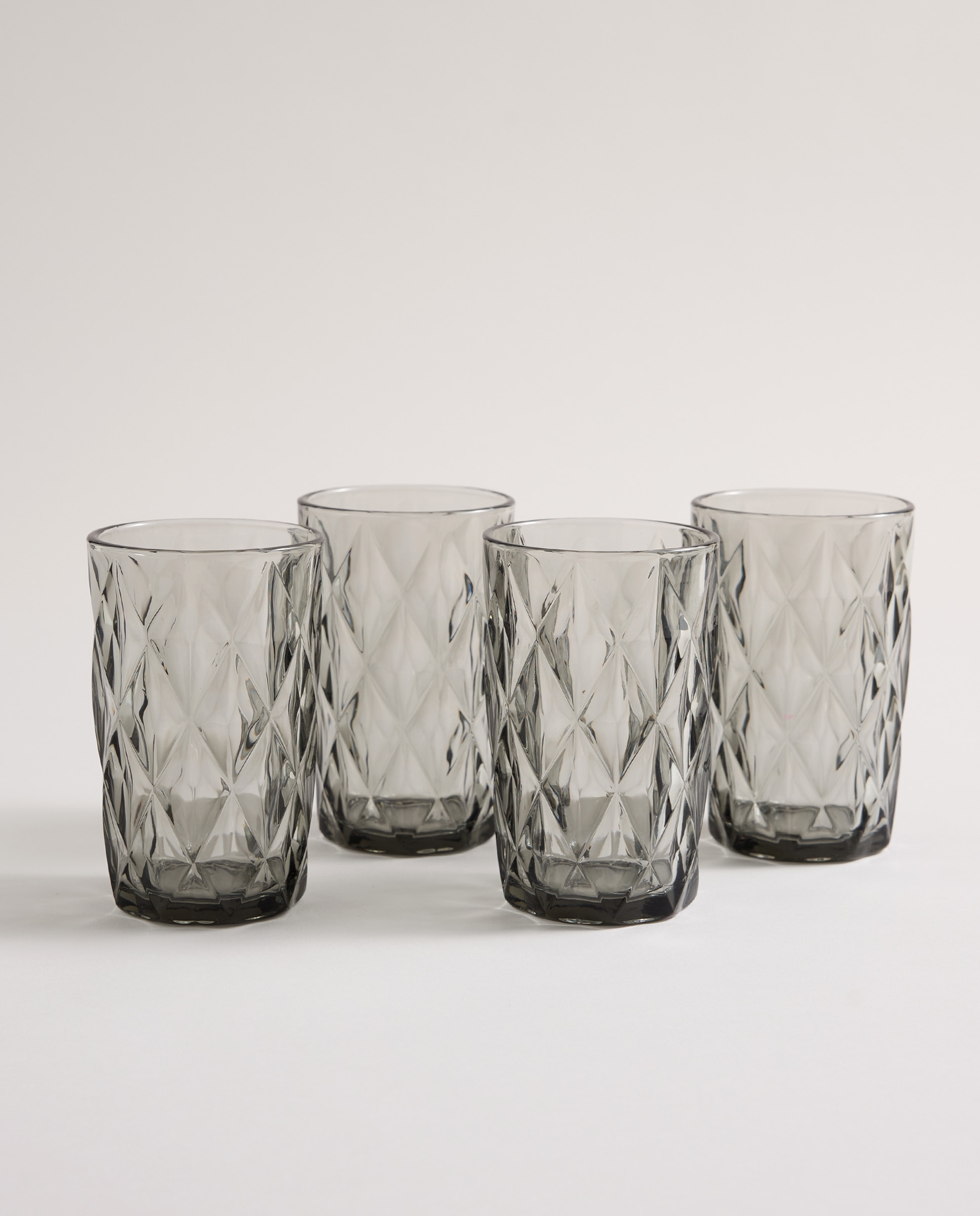 Imagen 0 de Set de 4 vasos altos de agua Rombo