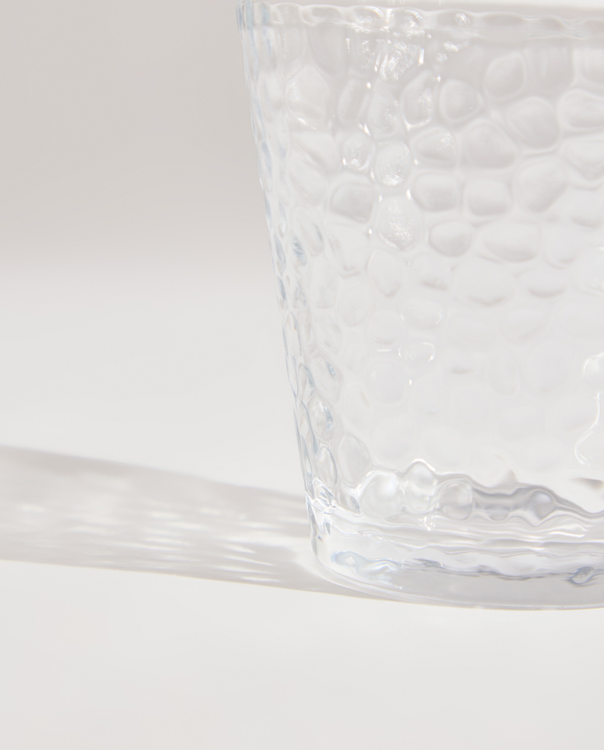 Set de 4 vasos bajos de agua Stone Transparente-3