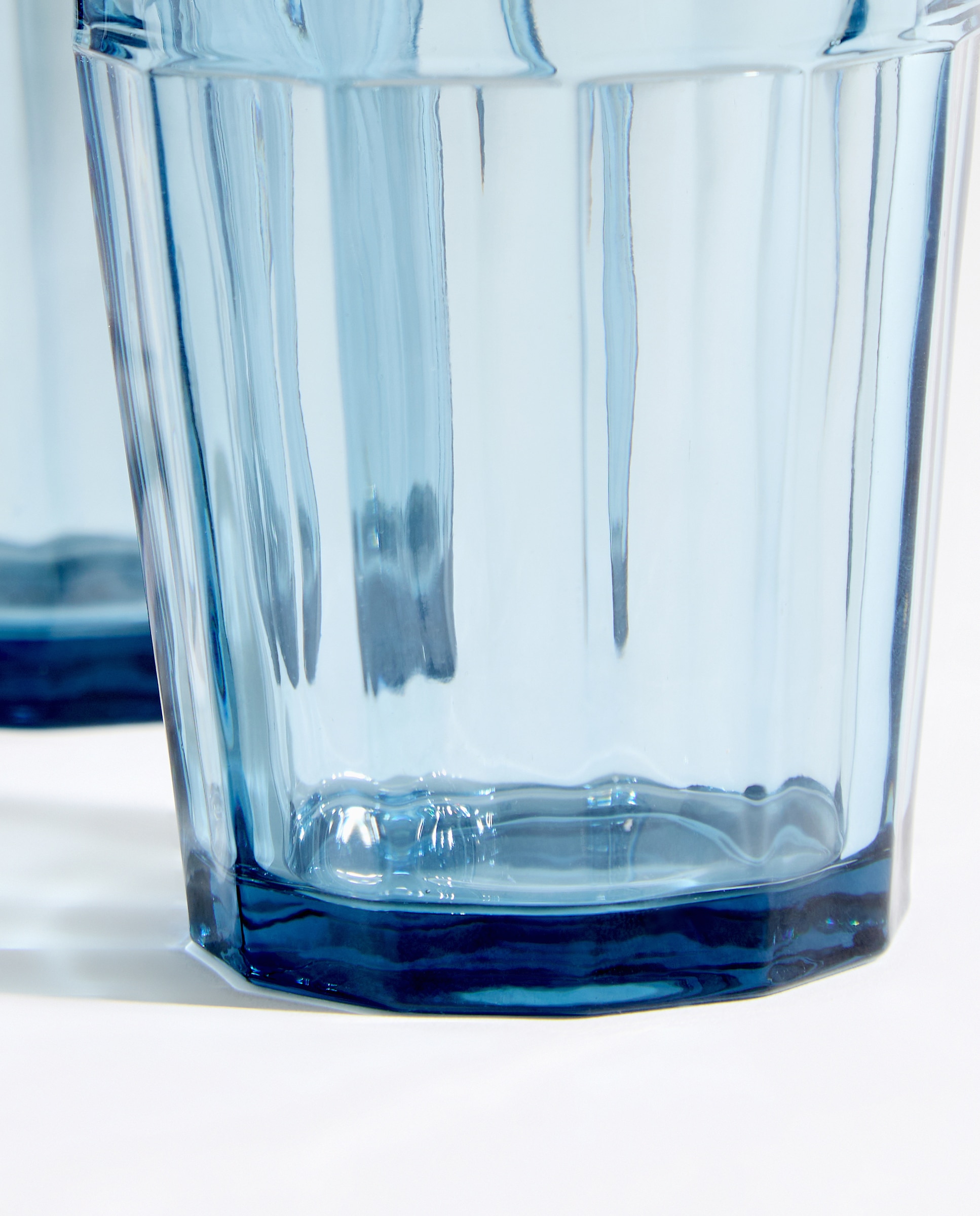 Set de 2 vasos bajos de agua Festón Azul-3