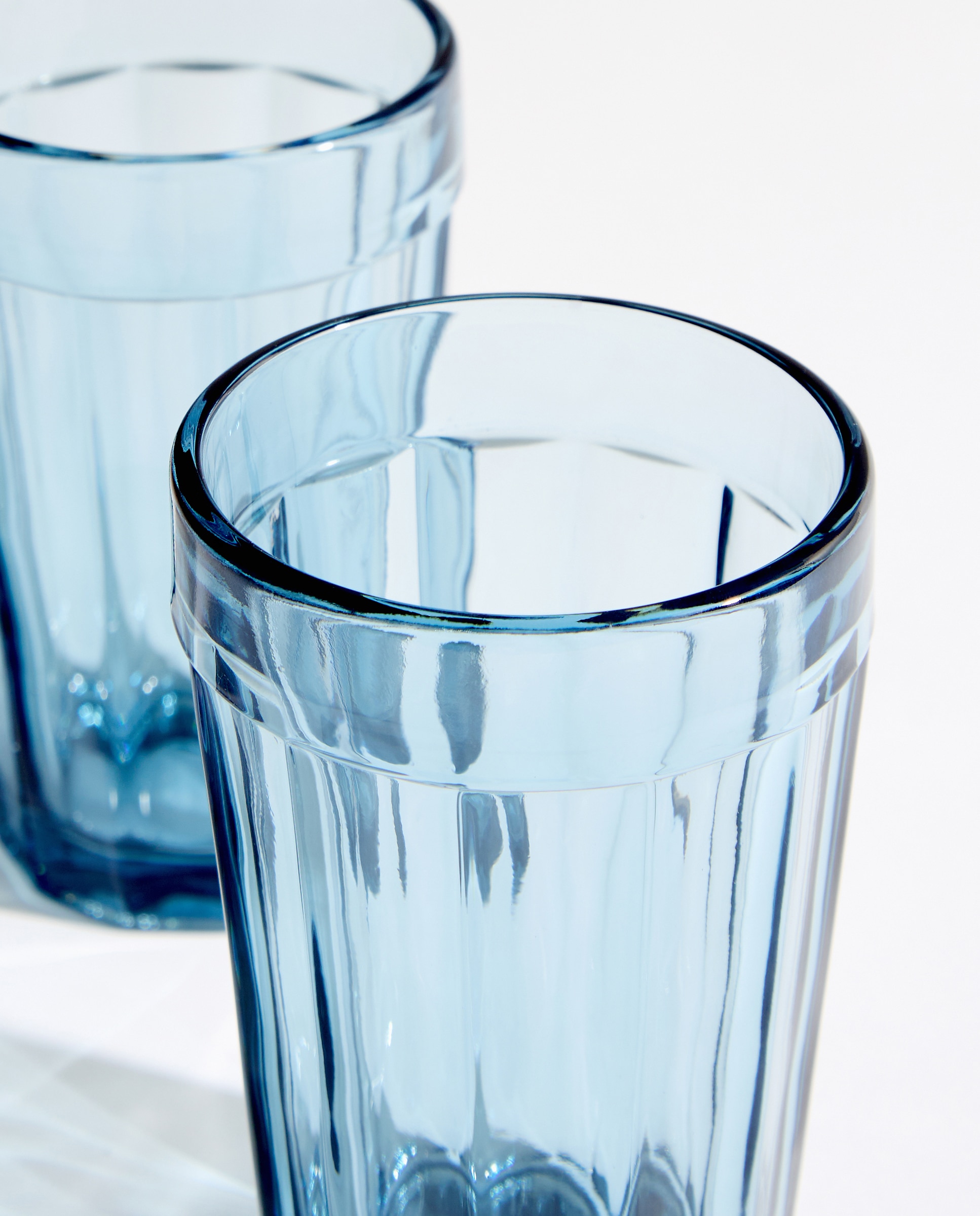 Set de 2 vasos altos de agua Festón Azul-2