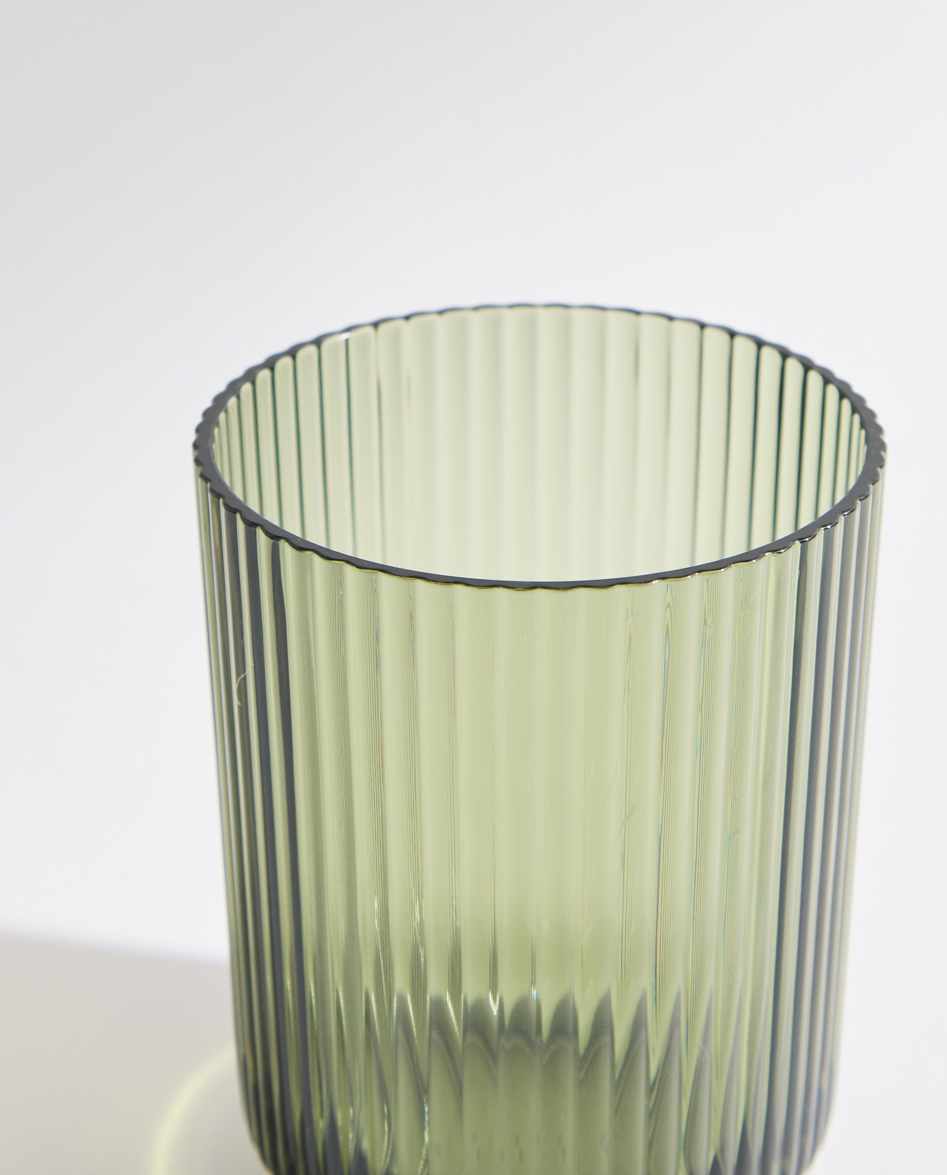 Vaso de agua bajo acrílico Line Verde-2