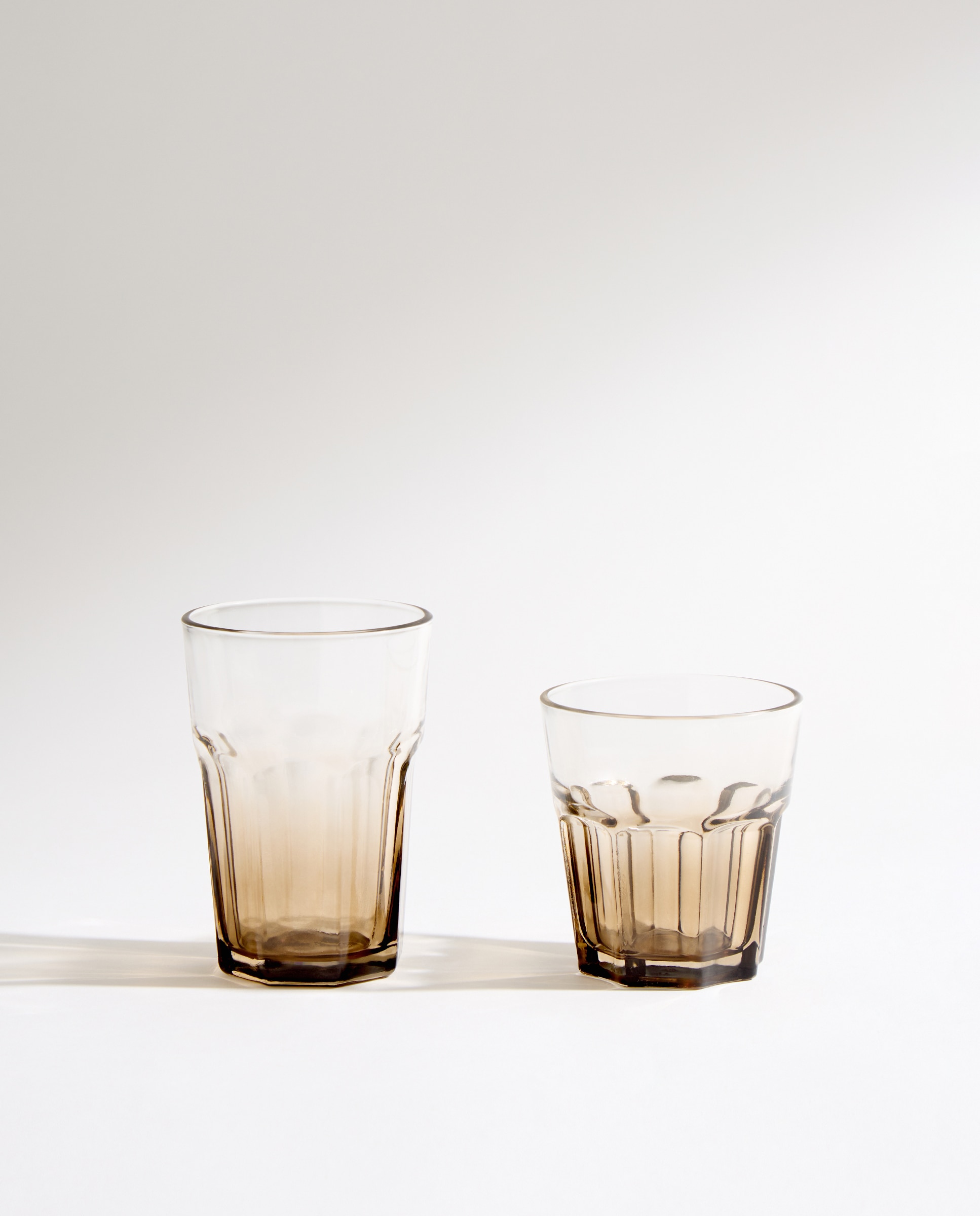 Set de 4 vasos de agua Bistrot Tostado-5