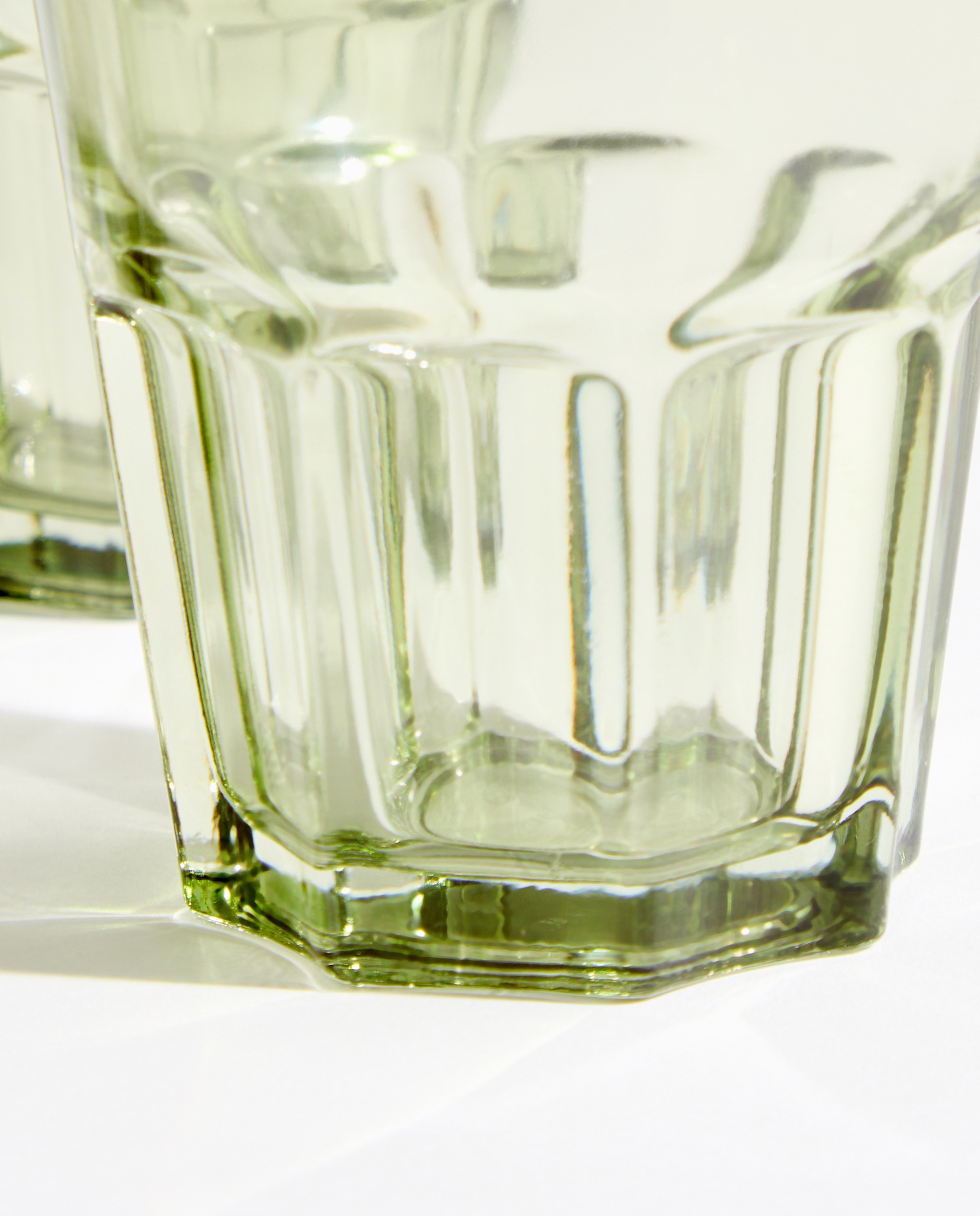 Set de 4 vasos de agua Bistrot Verde-3