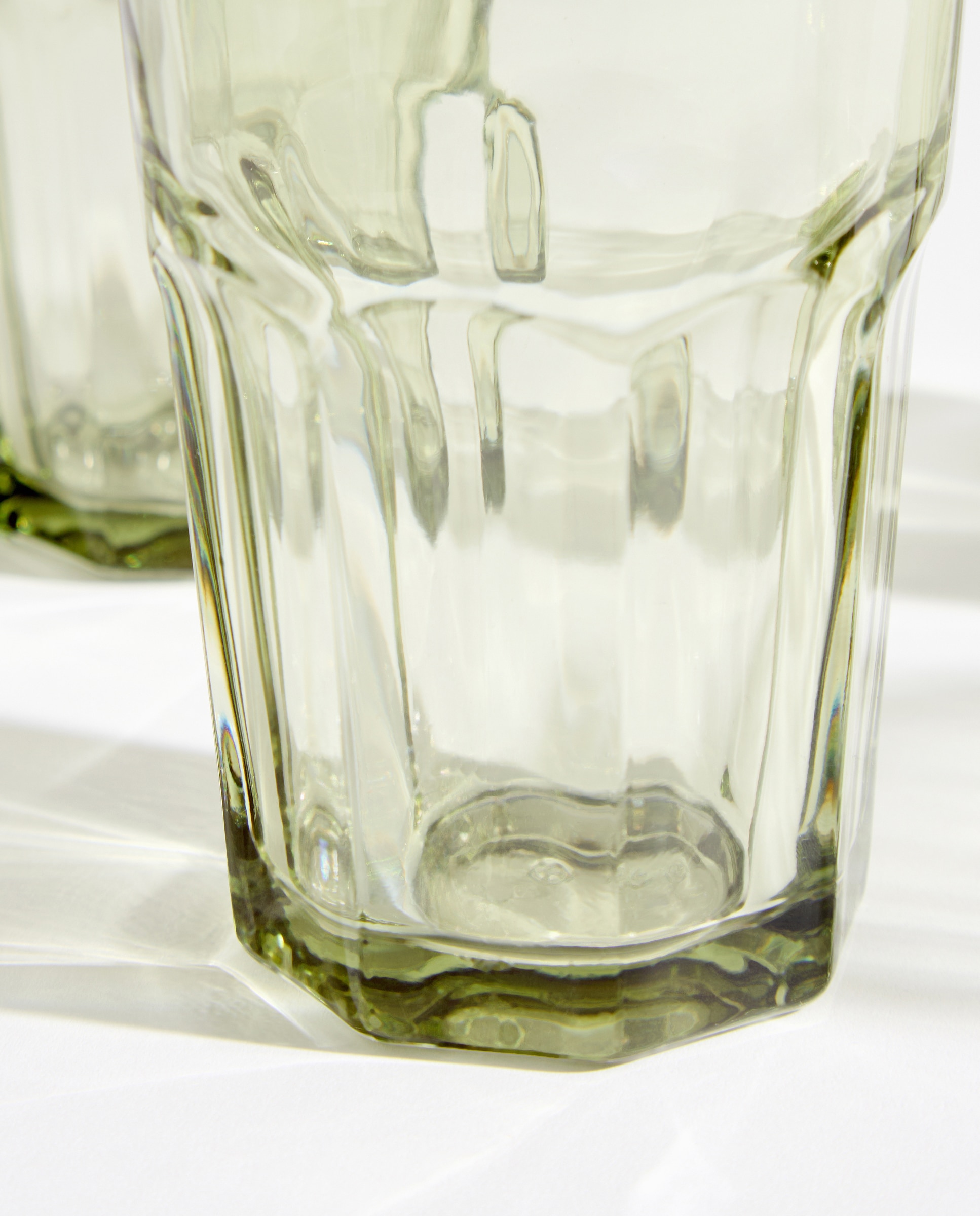 Set de 4 vasos de agua Bistrot Verde-3