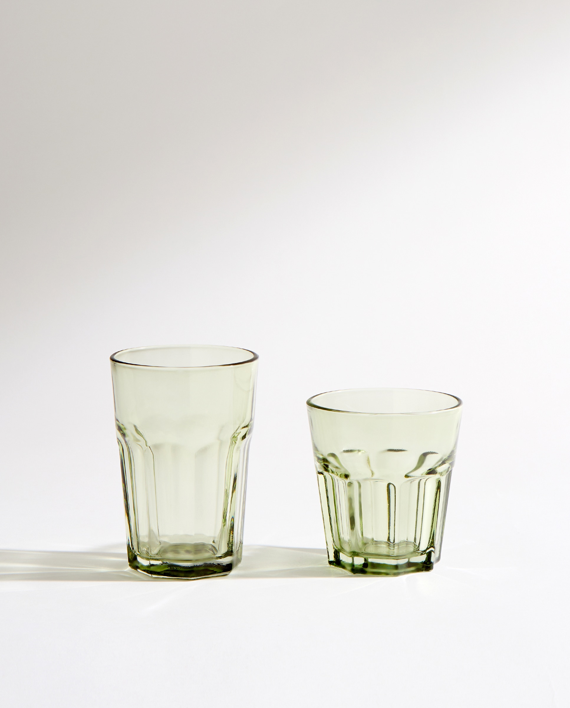 Set de 4 vasos de agua Bistrot Verde-5