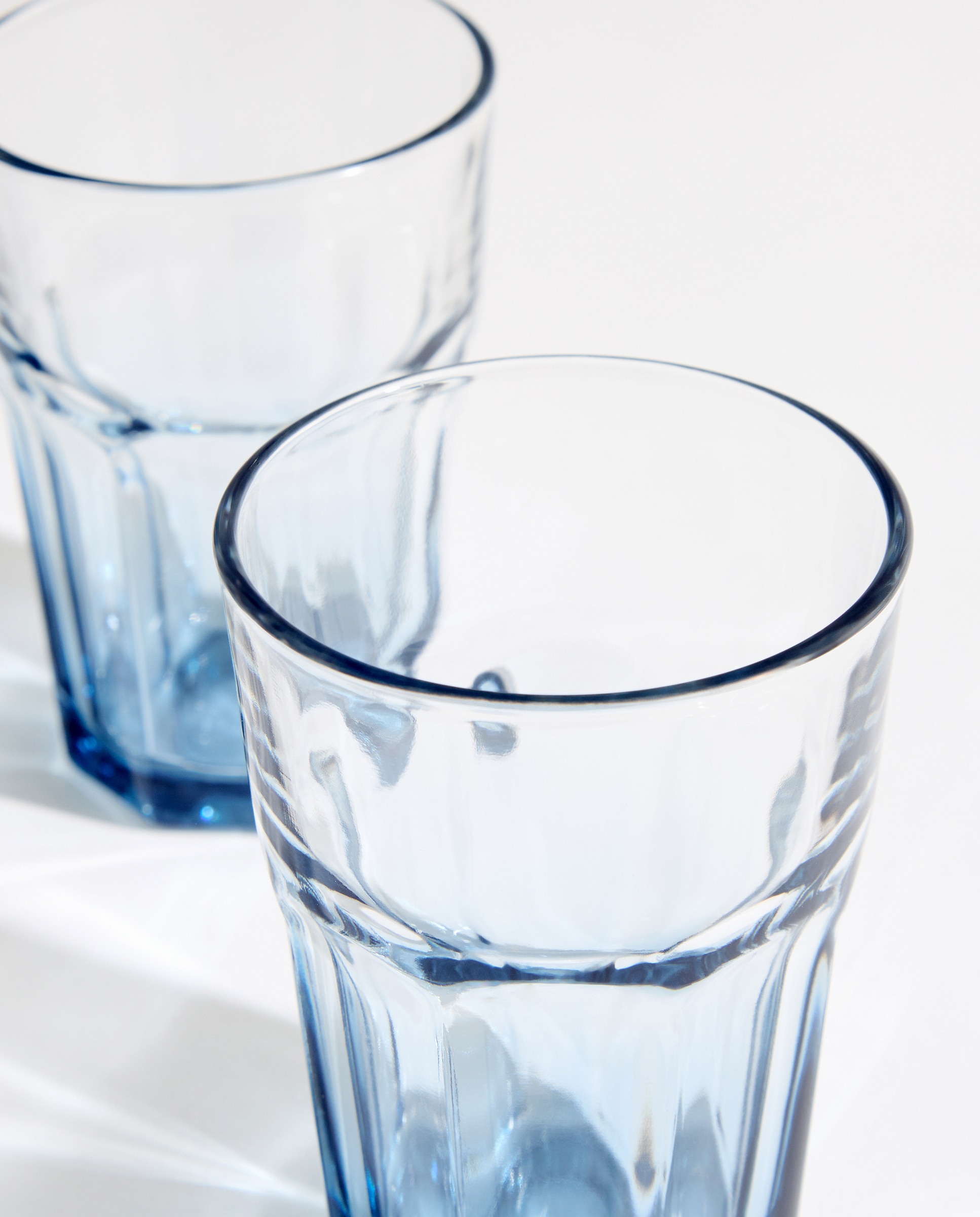 Set de 4 vasos de agua Bistrot Azul-2