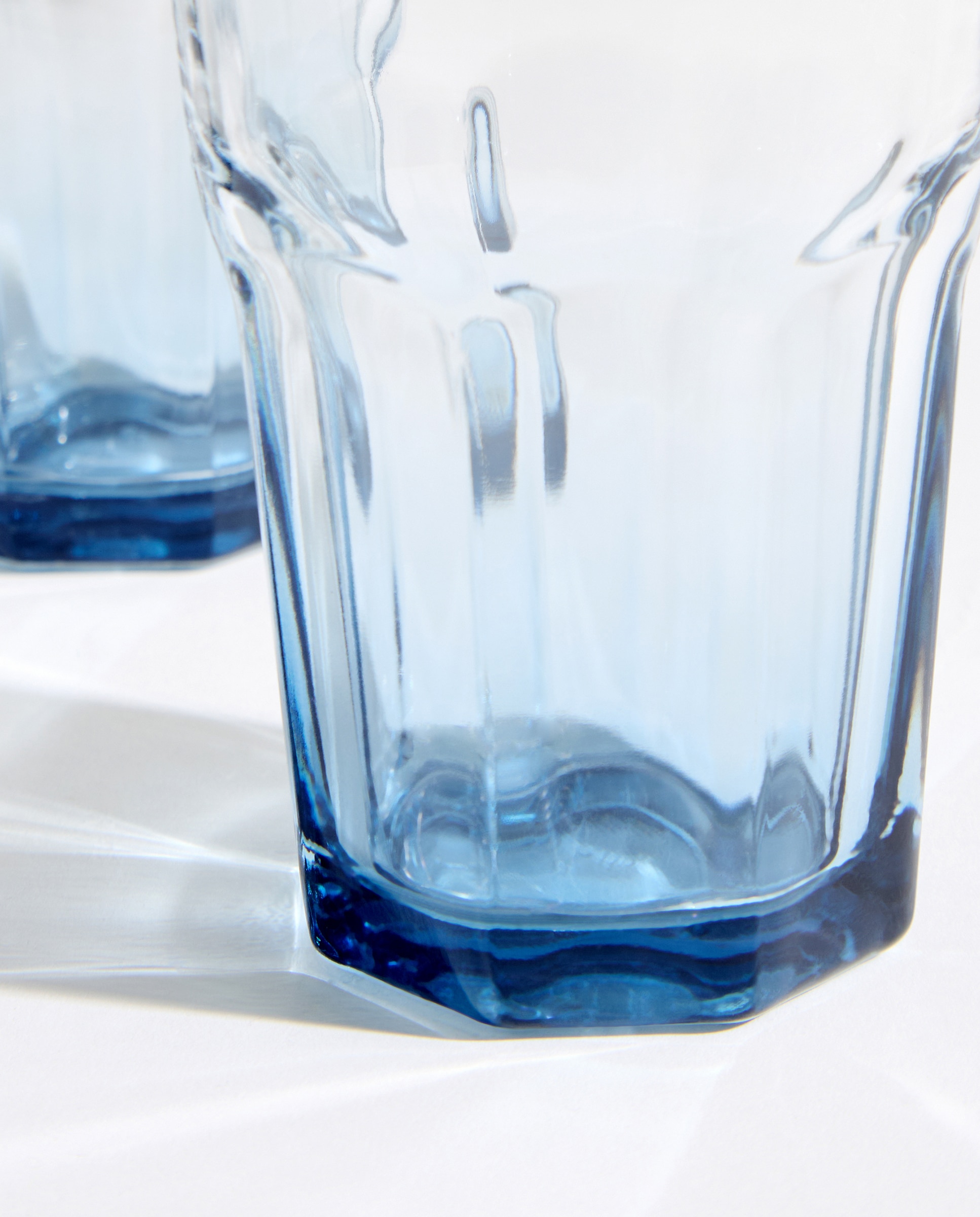 Set de 4 vasos de agua Bistrot Azul-3
