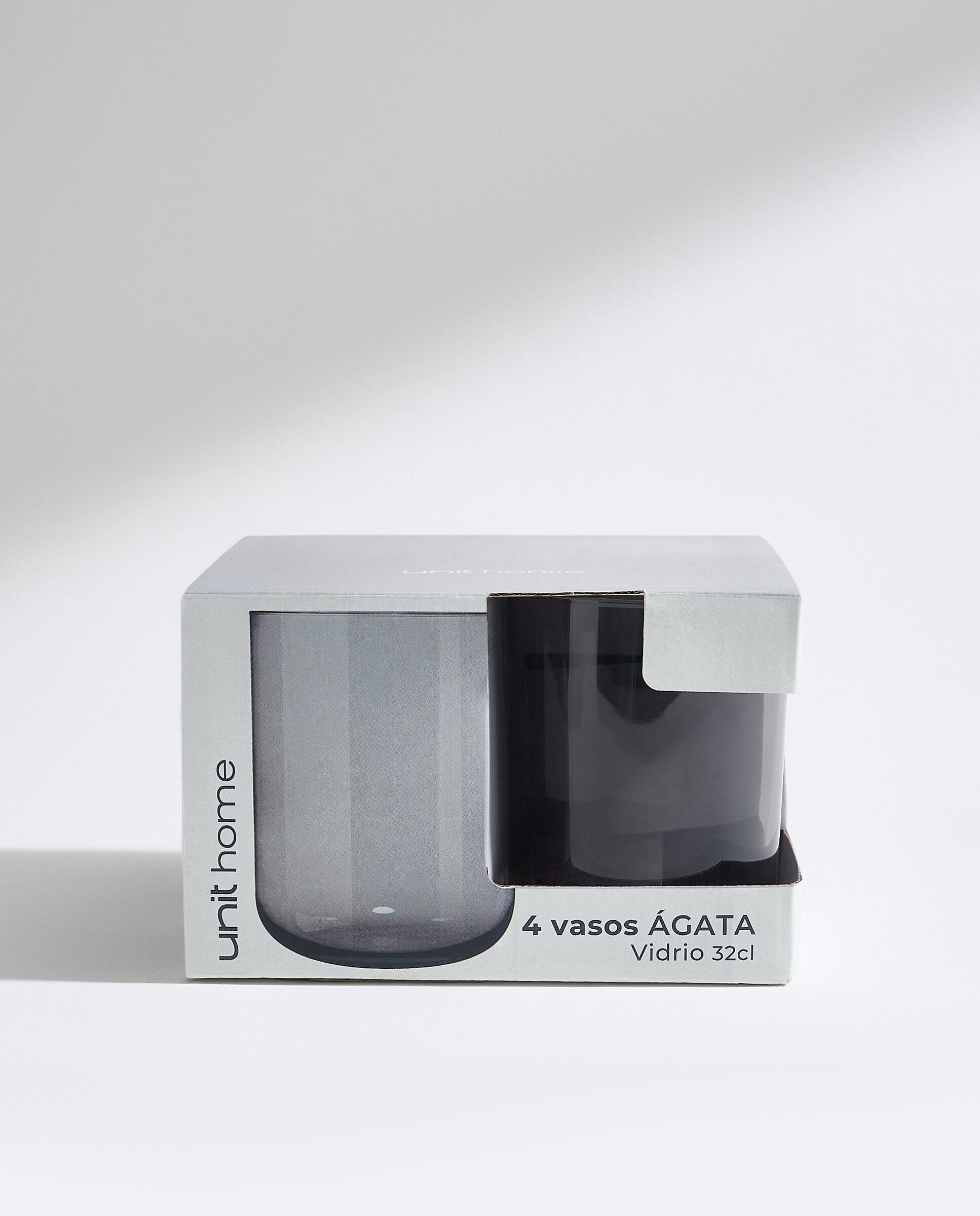 Set de 4 vasos Ágata Gris claro-4