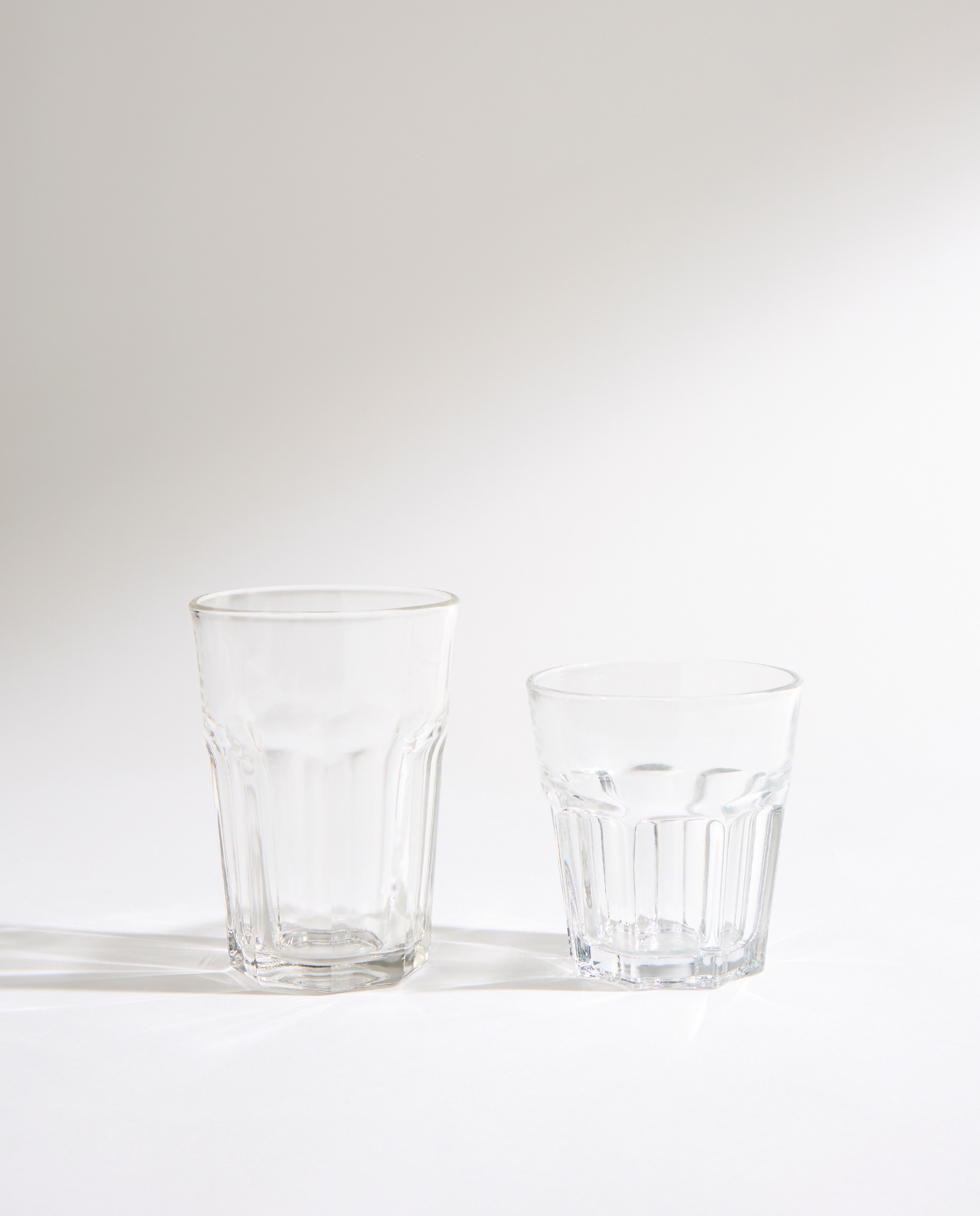 Set de 4 vasos de agua Bistrot Transparente-5