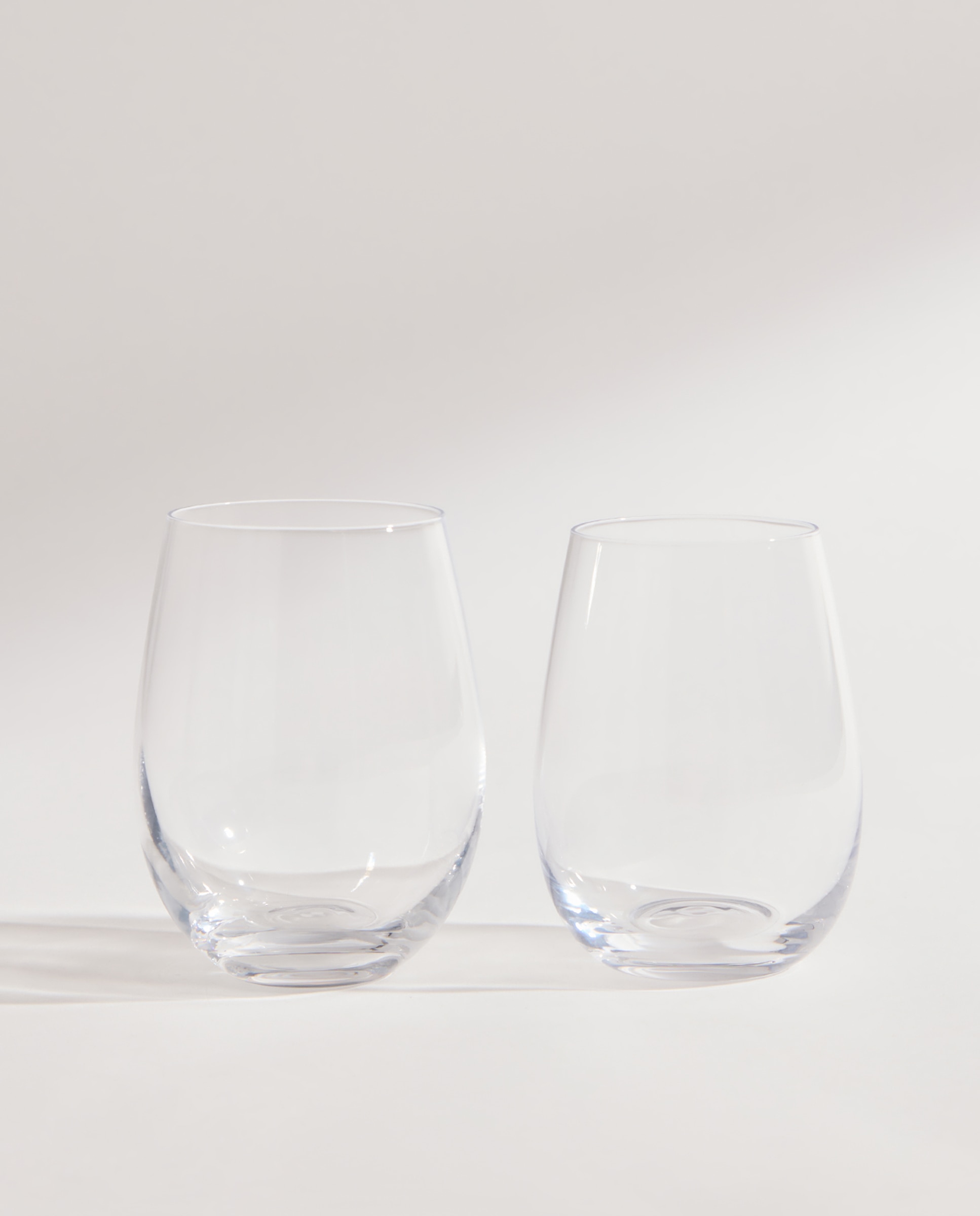 Set de 4 vasos de agua Óvalo Transparente-5