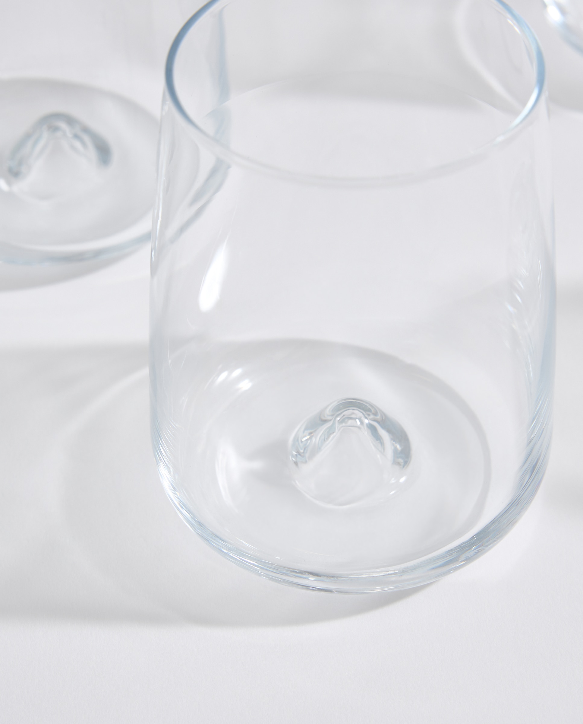 Set de 4 vasos Burbuja Transparente-3
