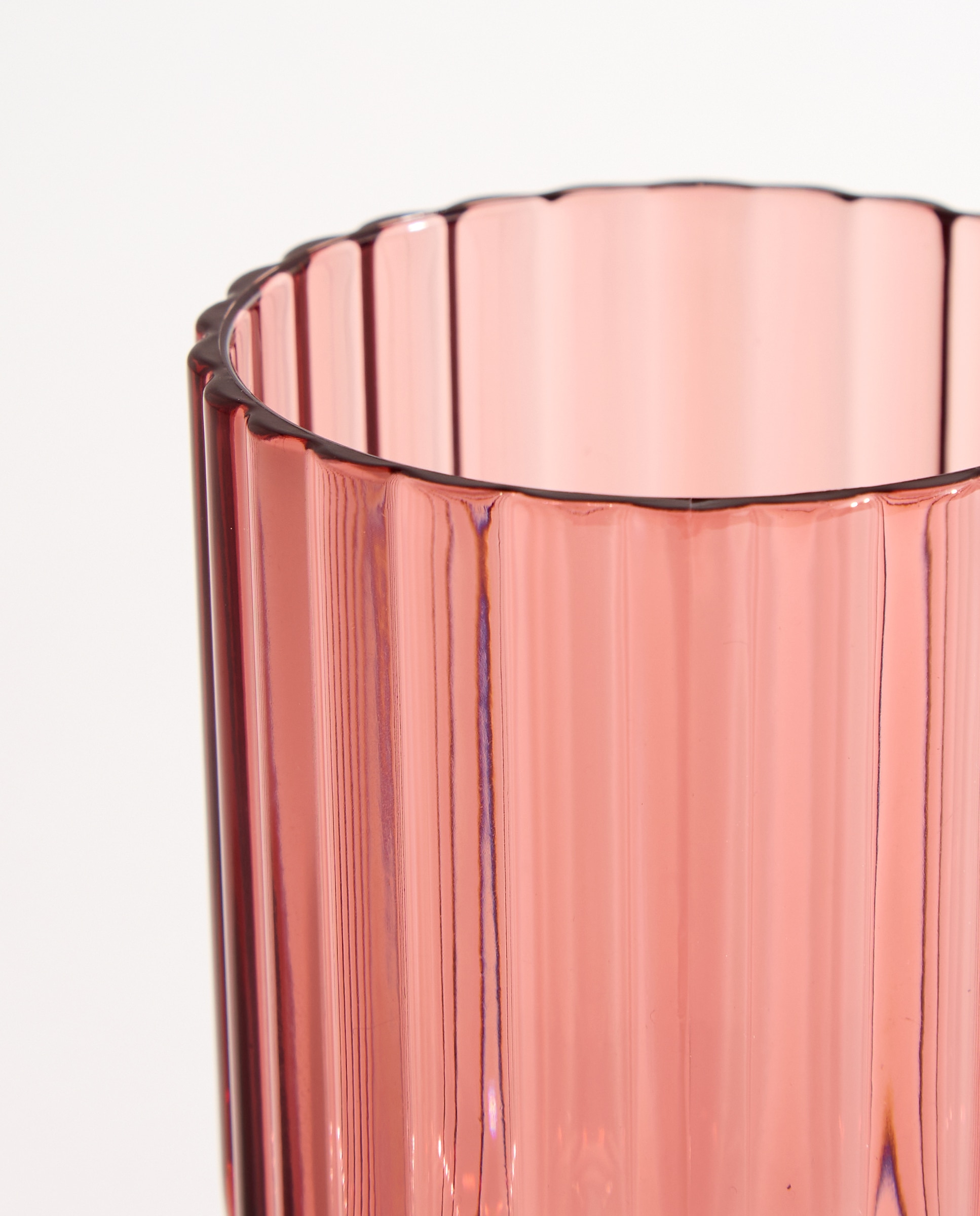 Vaso alto acrílico Tulip Rosa-2