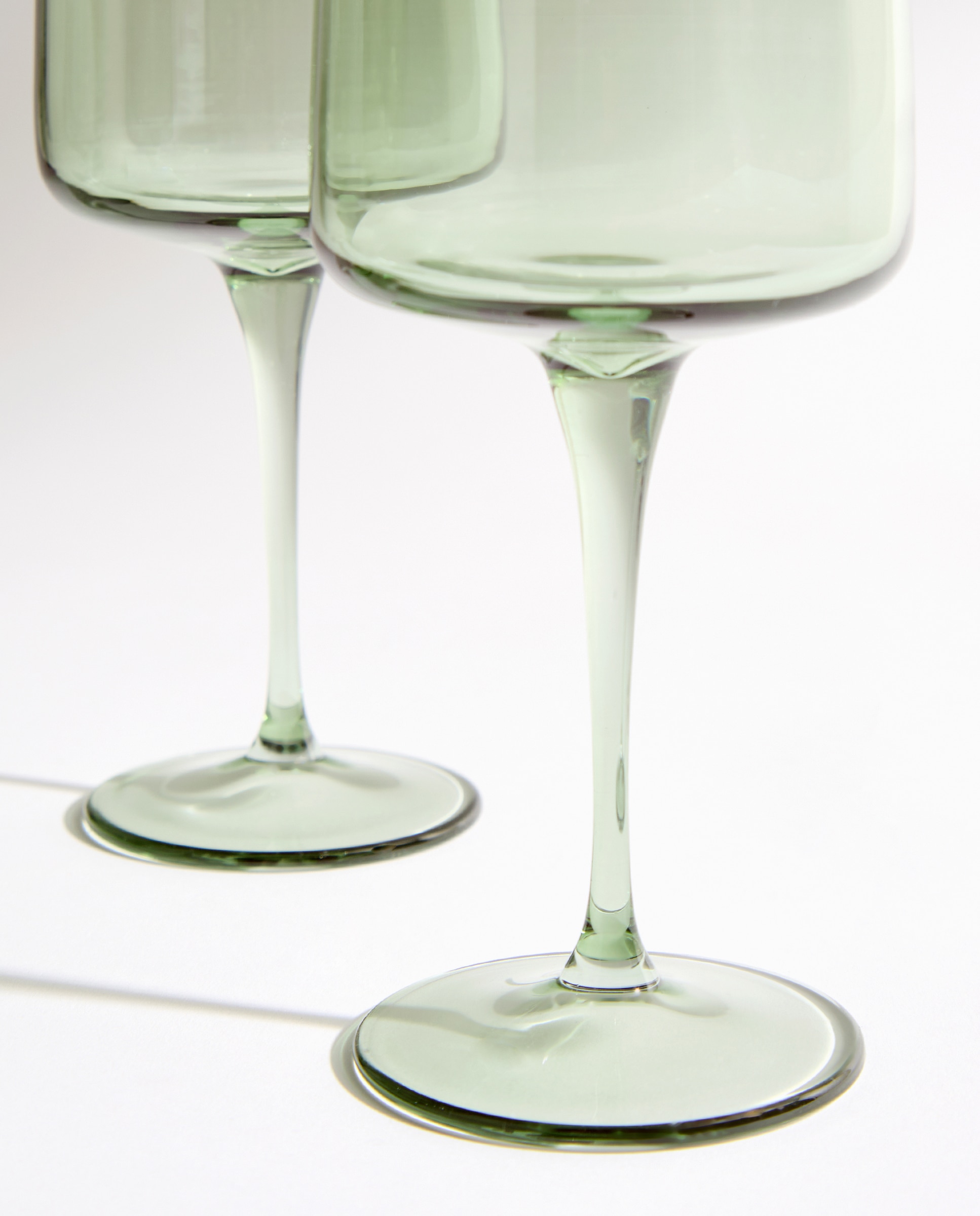 Set de 4 copas de vino Ágata Verde-3