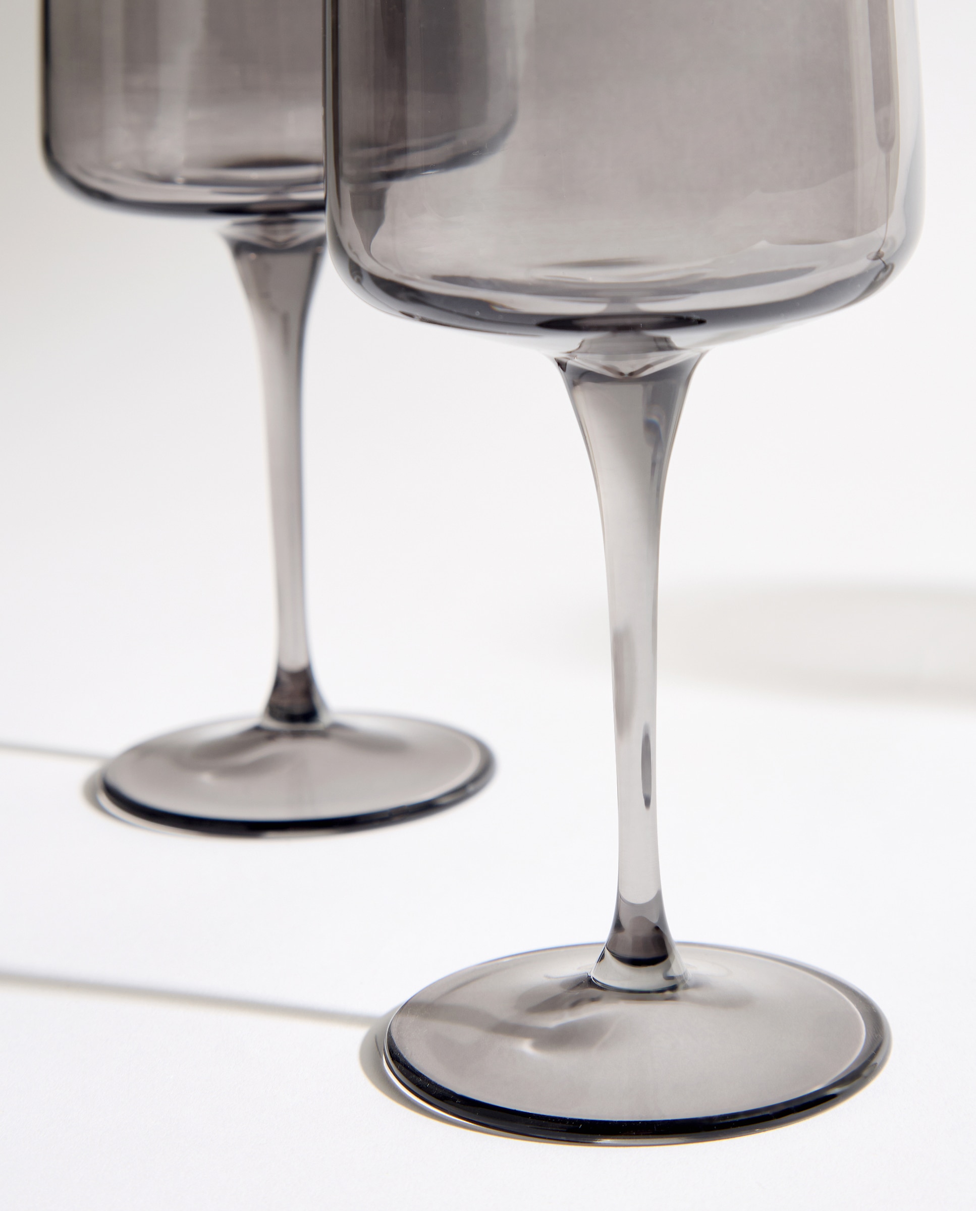 Set de 4 copas de vino Ágata Gris claro-3