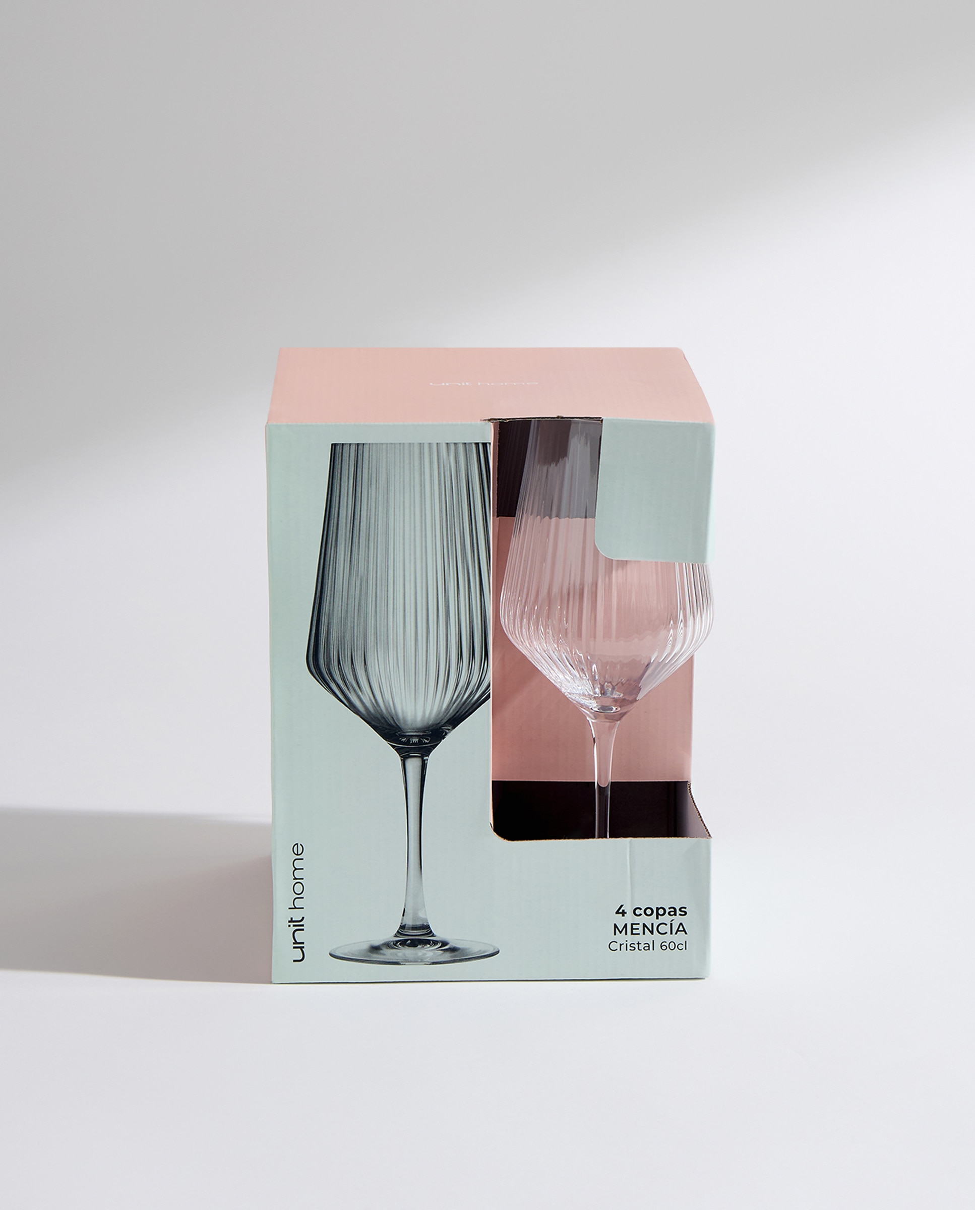 Set de 4 copas de vino Mencía Transparente-5
