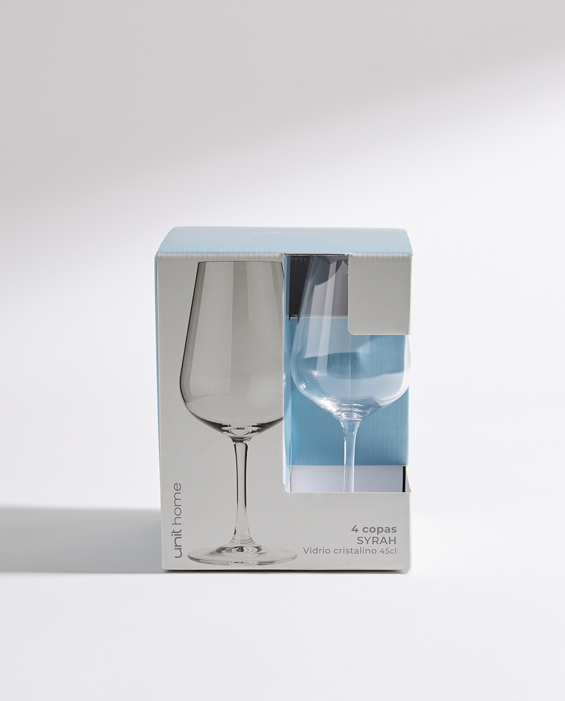 Set de 4 copas de vino Syrah Transparente-5