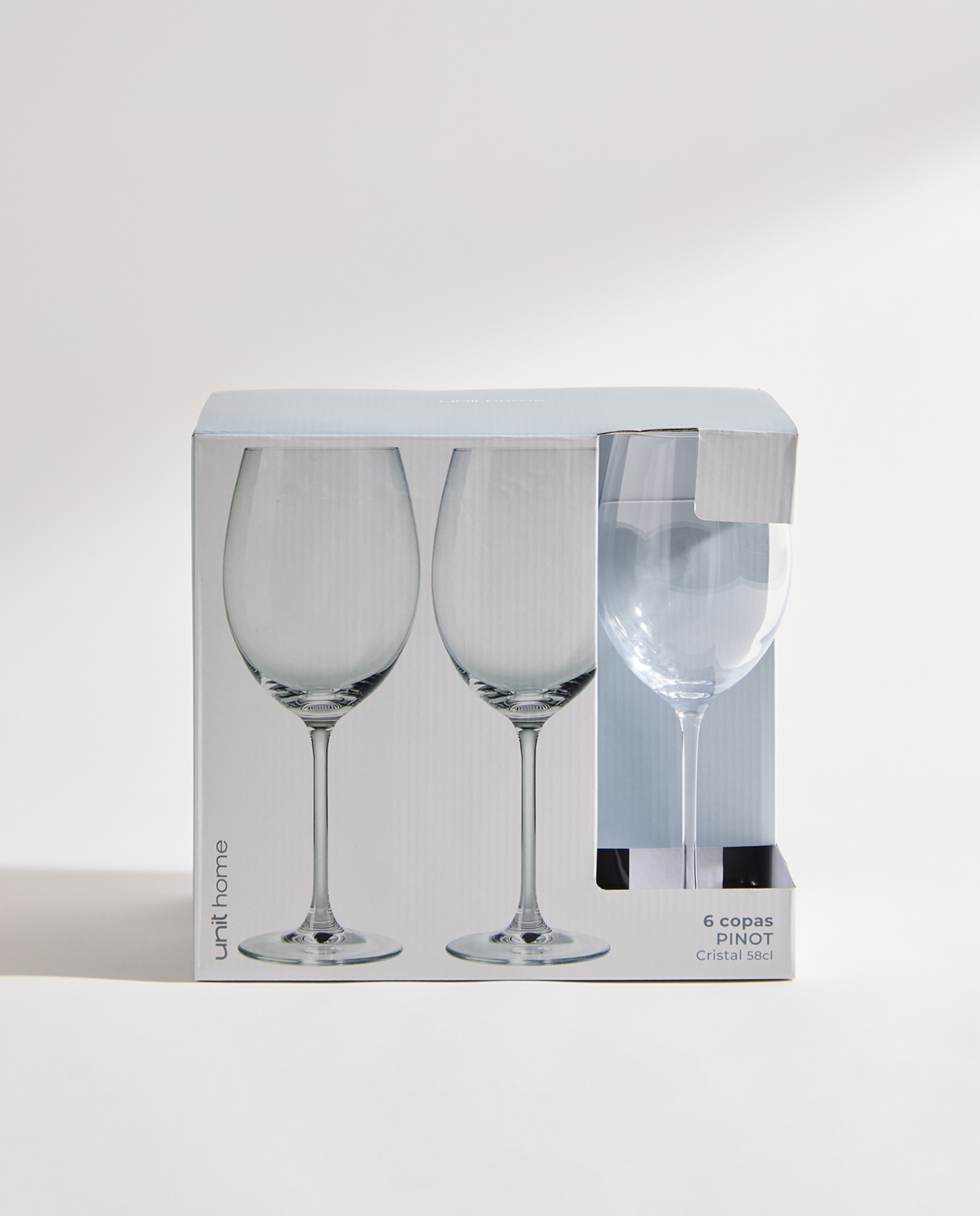 Set de 6 copas de vino Pinot Transparente-4