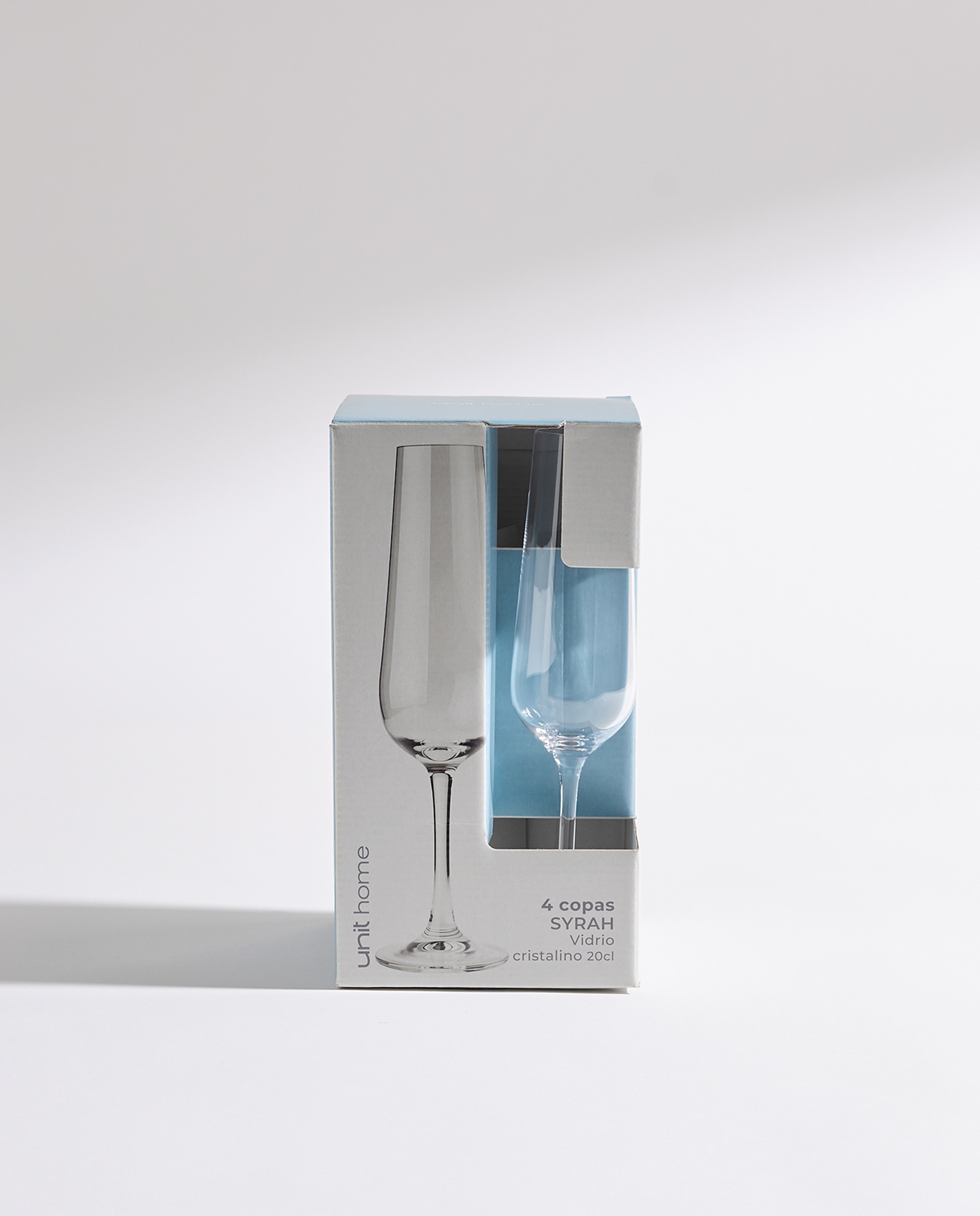 Set de 4 copas de cava Syrah Transparente-4