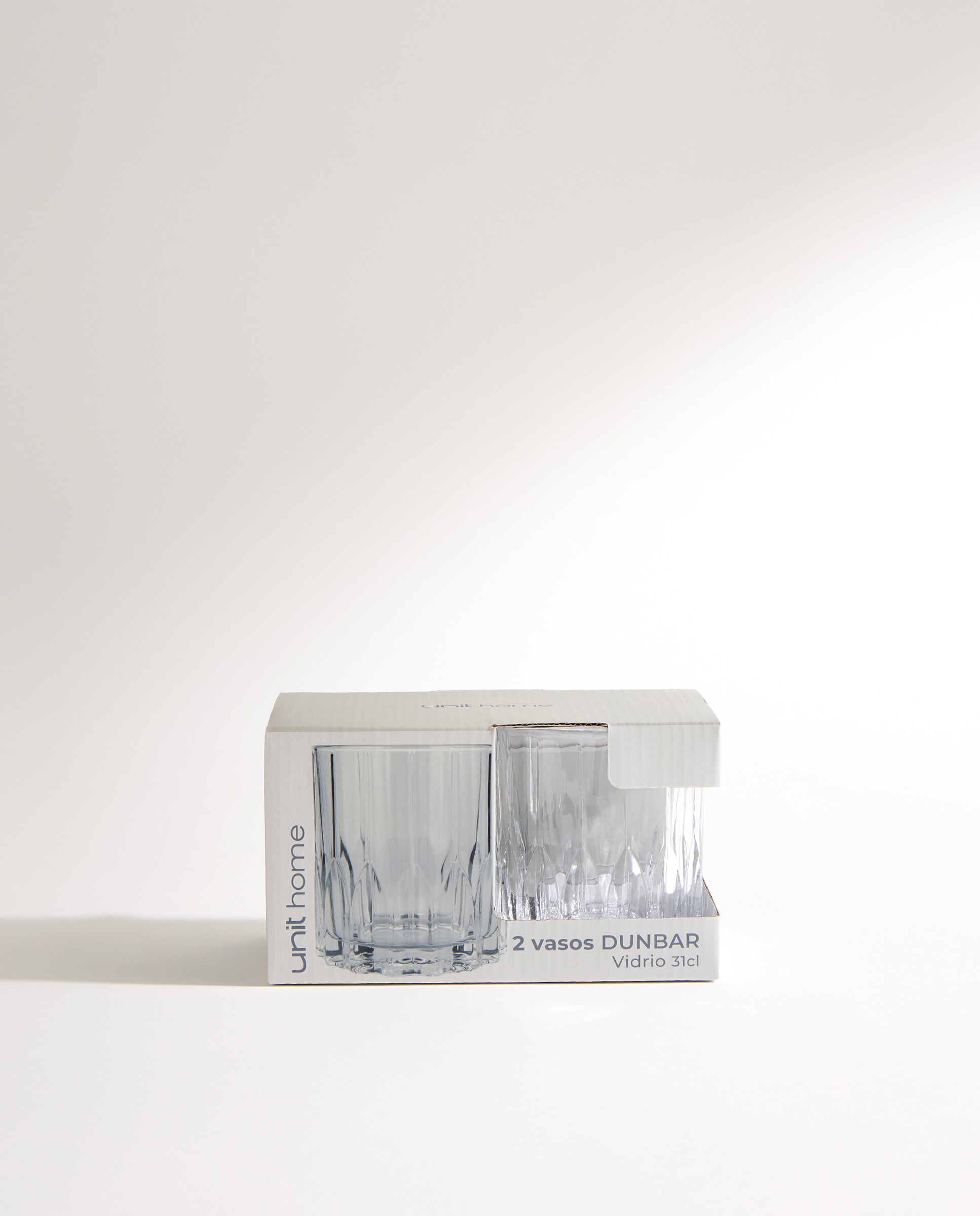 Set de 2 vasos Dunbar Transparente-5