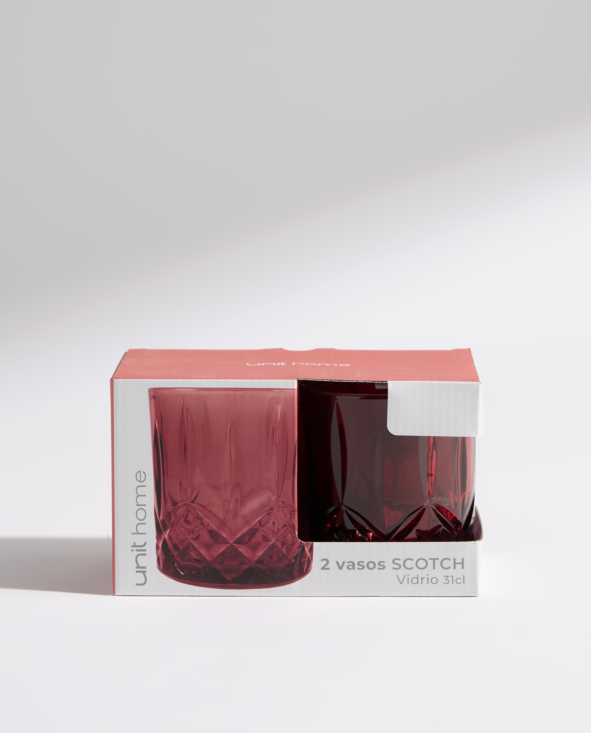Set de 2 vasos de agua Río Rojo-4