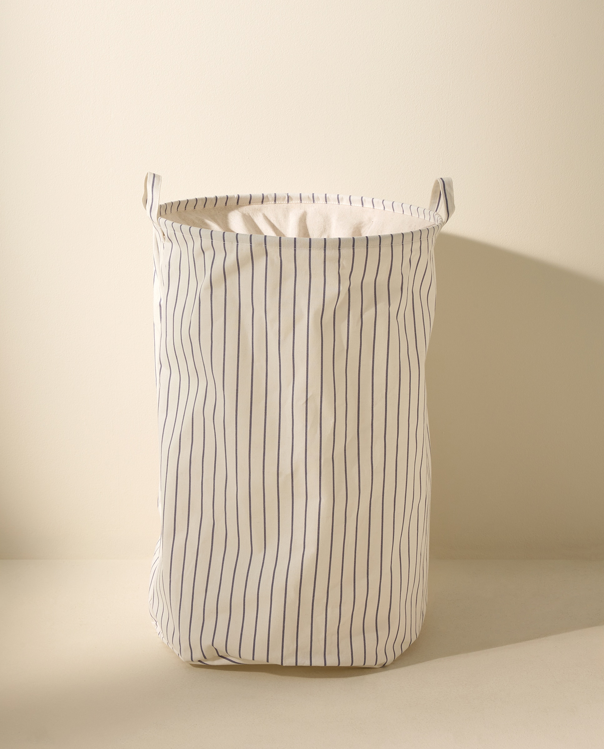 Imagen 0 de Cesto de ropa plegable Rayas azul Baño