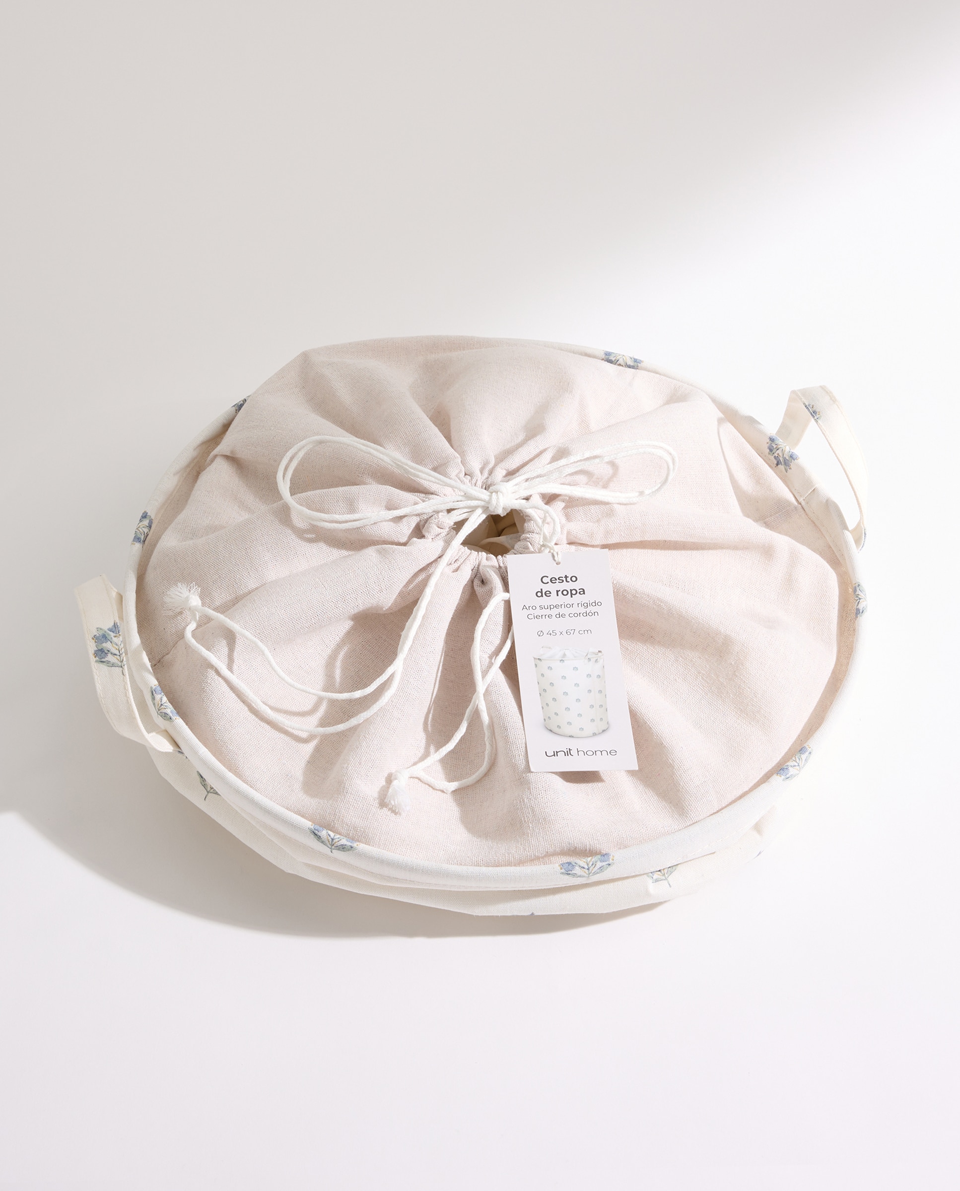 Cesto de ropa plegable Flores Baño Antracita-4