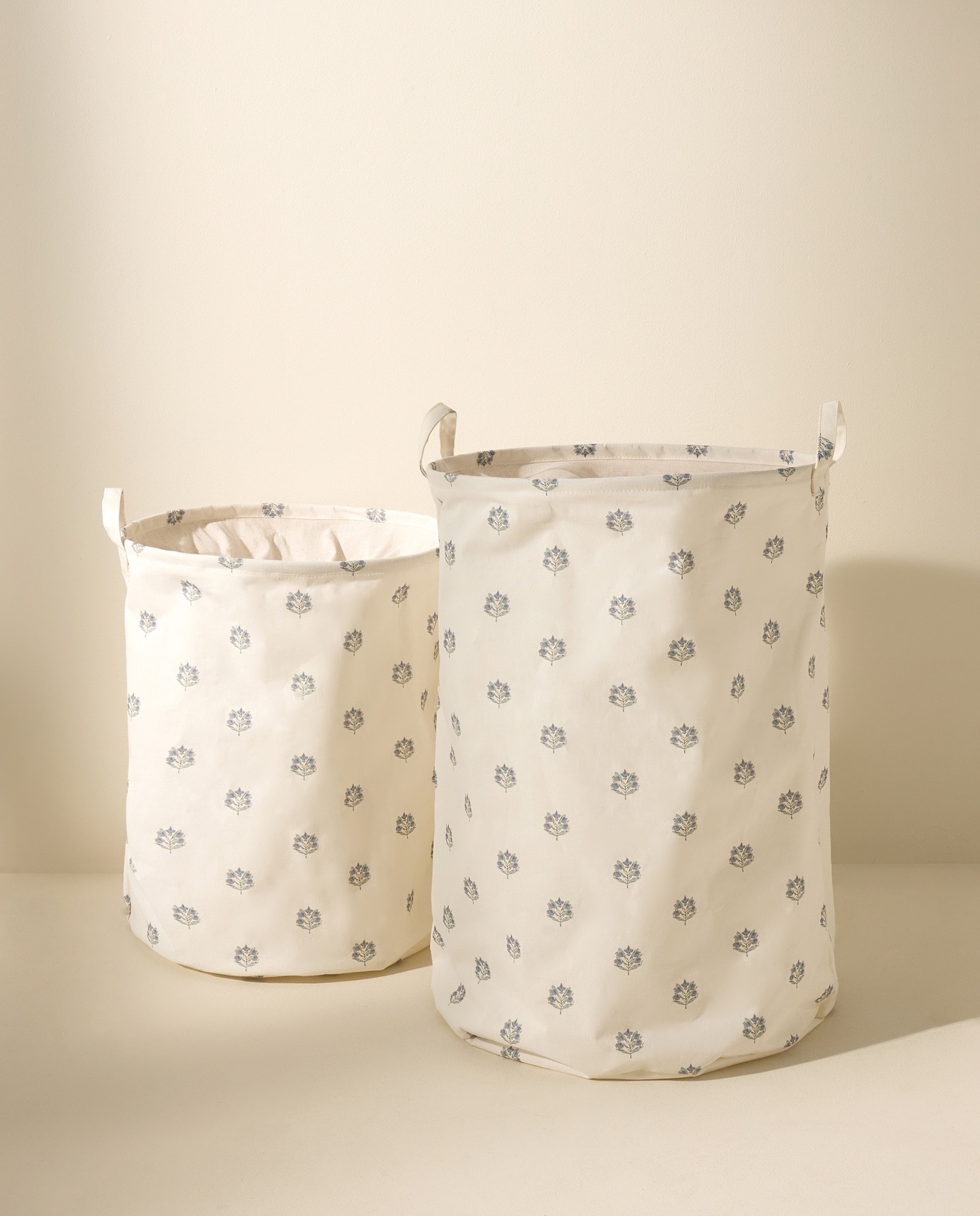 Cesto de ropa plegable Flores Baño Antracita-5