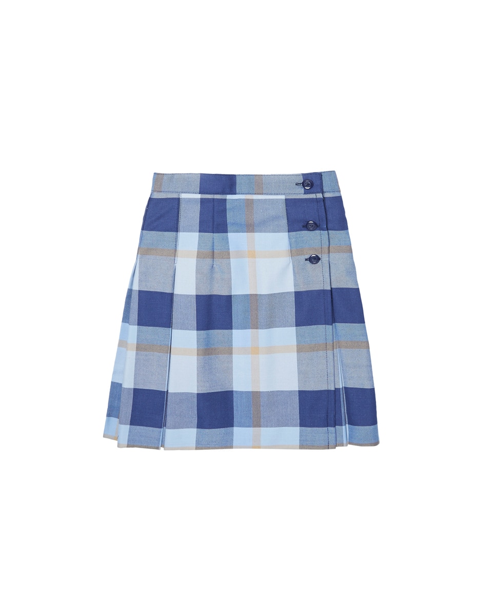 Falda de uniforme de cuadros - Kids El Corte Inglés - Azul Azul-1