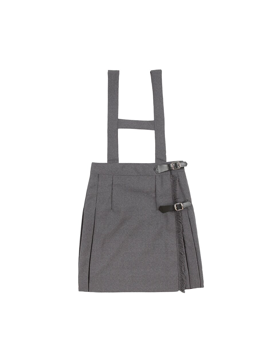 Falda de uniforme - Kids El Corte Inglés - Gris Gris-1