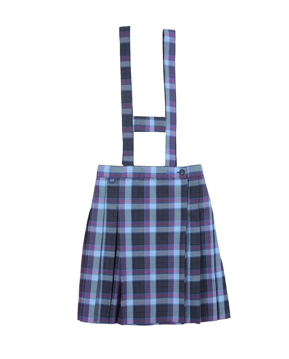 Imagen 0 de Falda de uniforme, con tirantes hasta talla 8 Estampado
