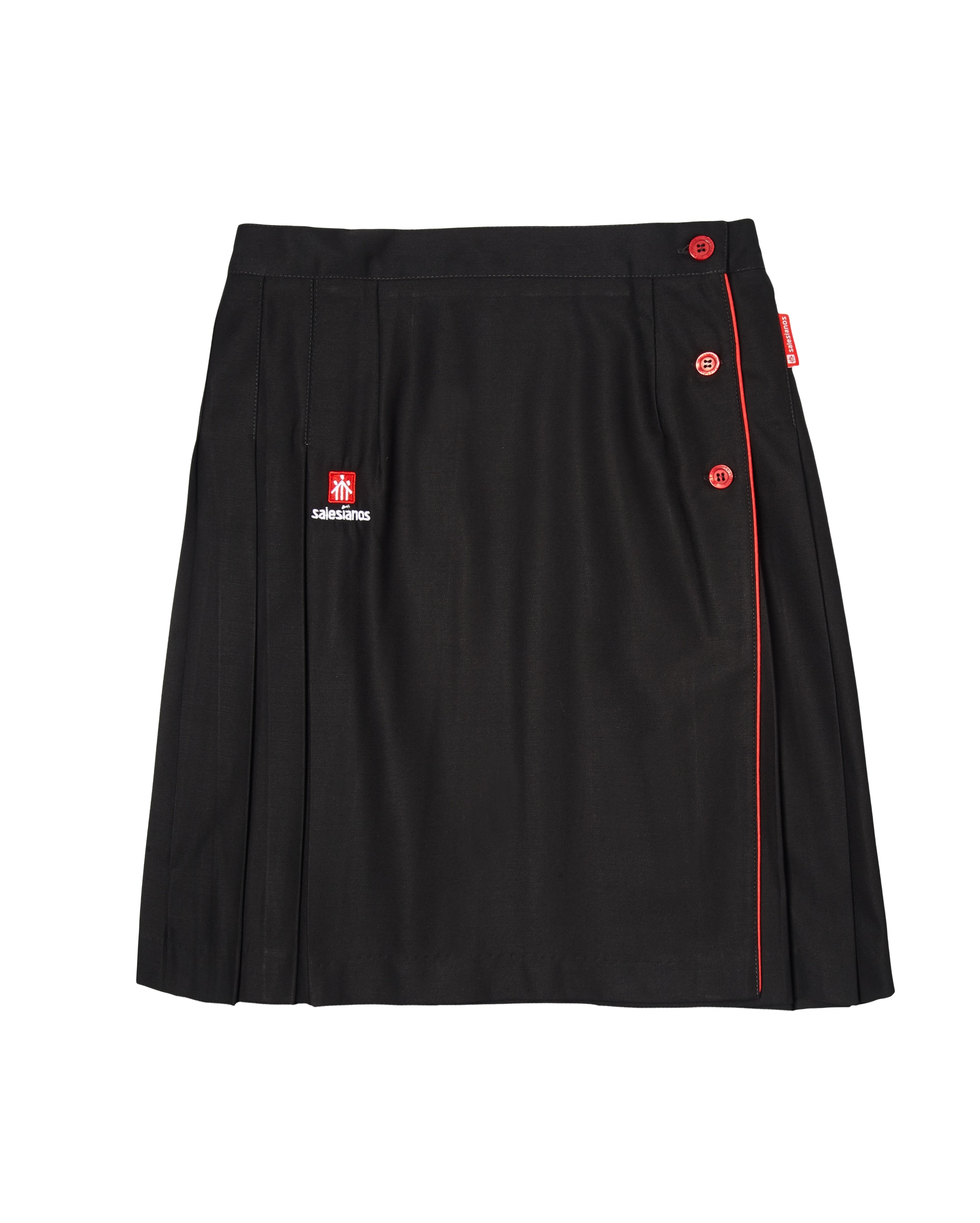 Imagen 0 de Falda de uniforme en gris y rojo Multicolor