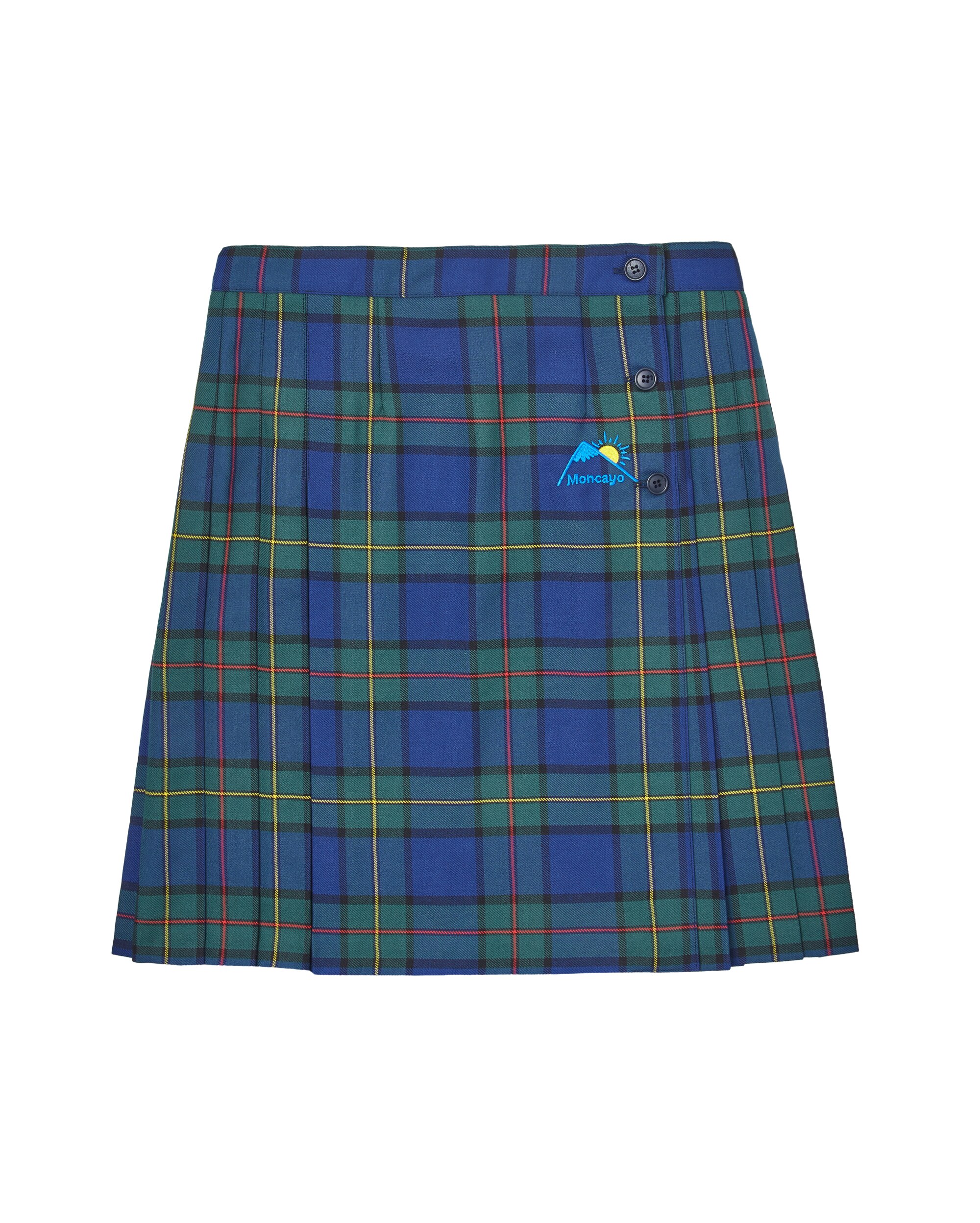 Imagen 0 de Falda de uniforme azul y verde Multicolor