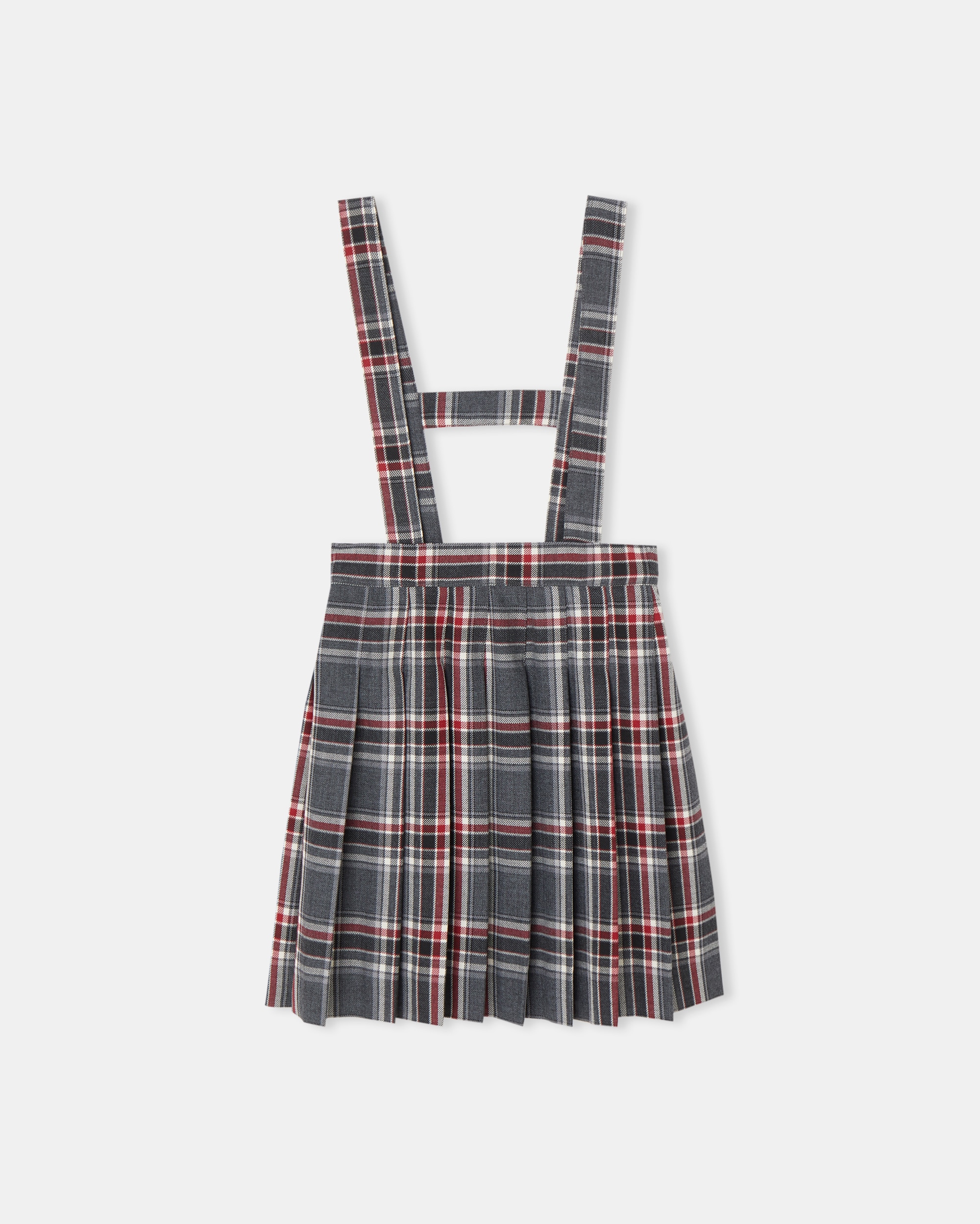 Falda colegial de uniforme , con tirantes hasta talla 8 - Kids El Corte Inglés - Gris Gris-2